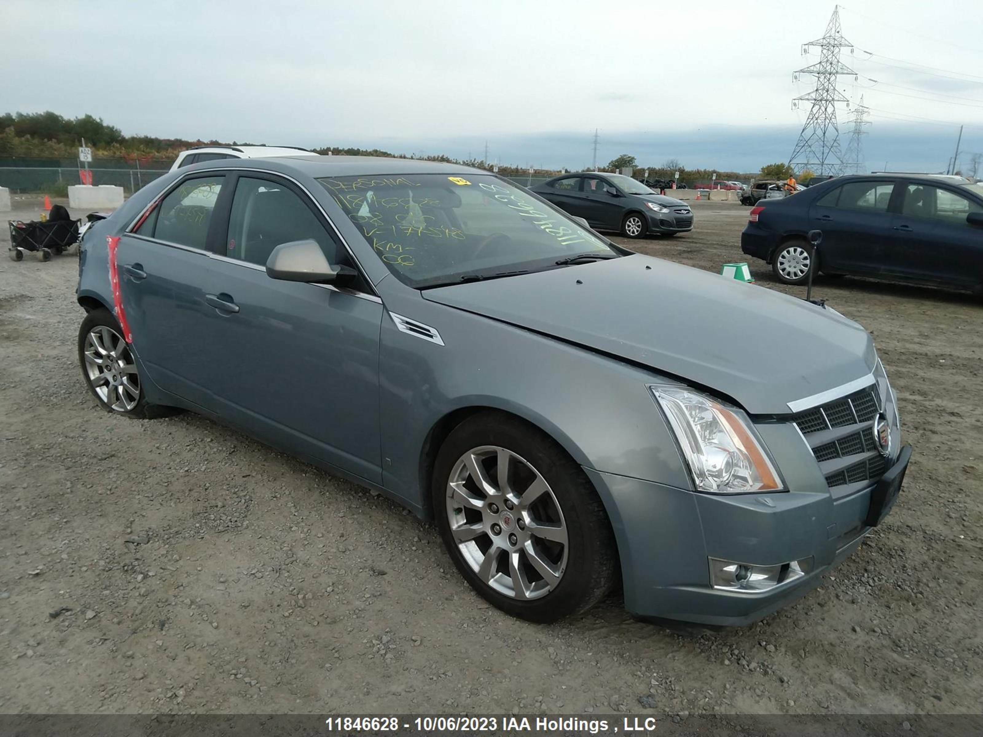 CADILLAC CTS 2008 1g6dt57v880174548