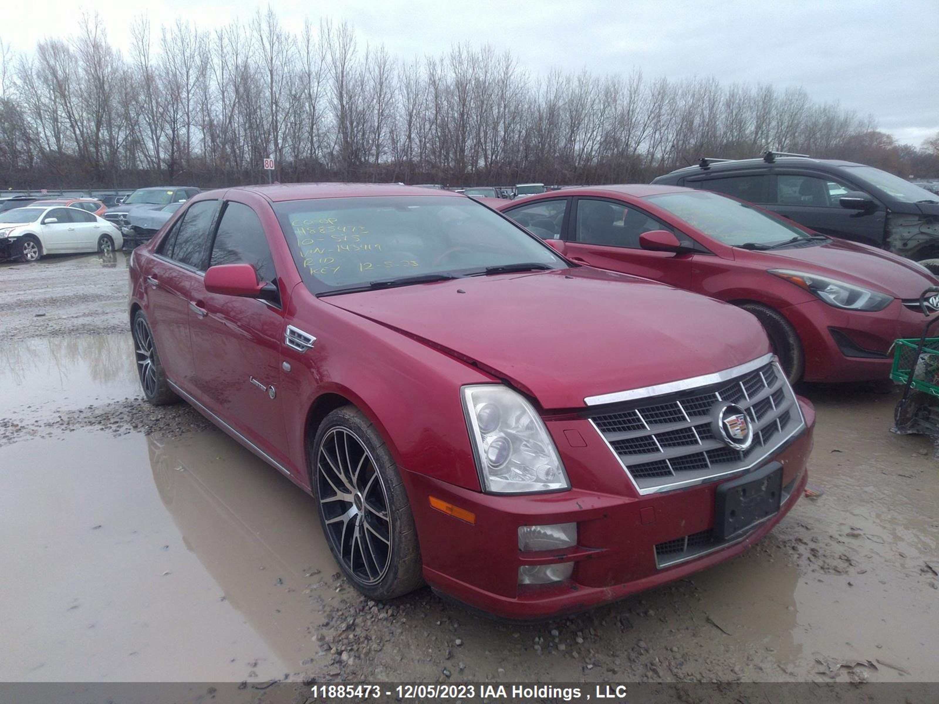 CADILLAC STS 2010 1g6du6ev2a0143419