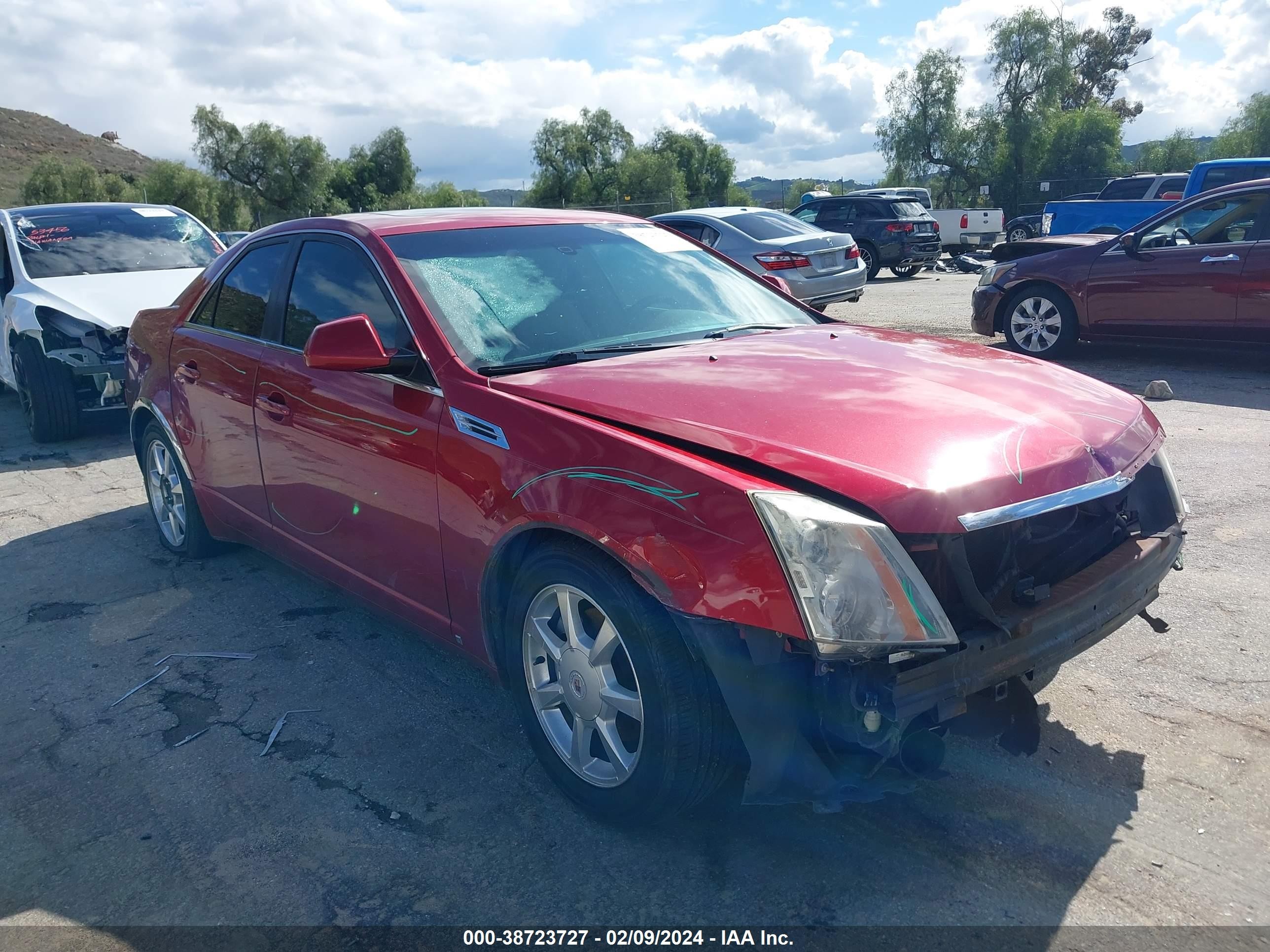 CADILLAC CTS 2008 1g6dv57v680161257