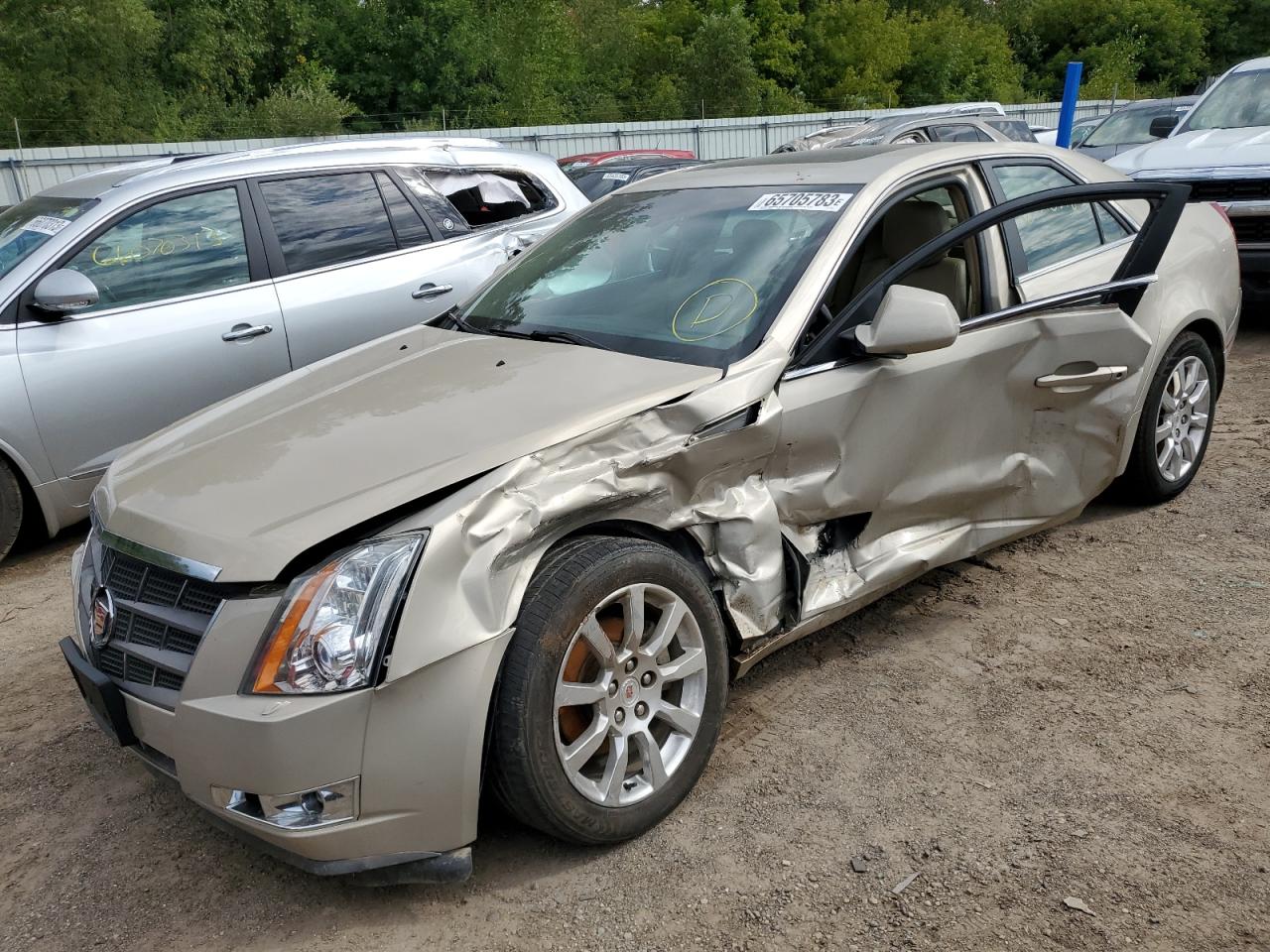 CADILLAC CTS 2008 1g6dv57v880187018