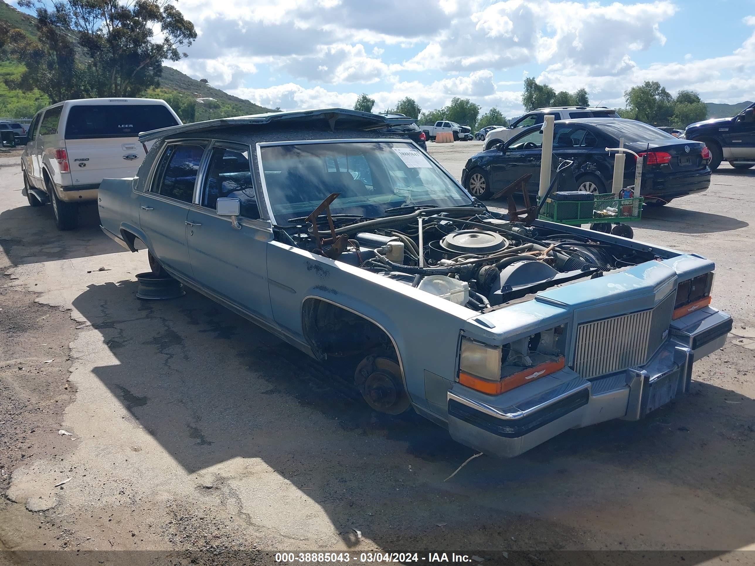 CADILLAC BROUGHAM 1989 1g6dw51y3kr705555