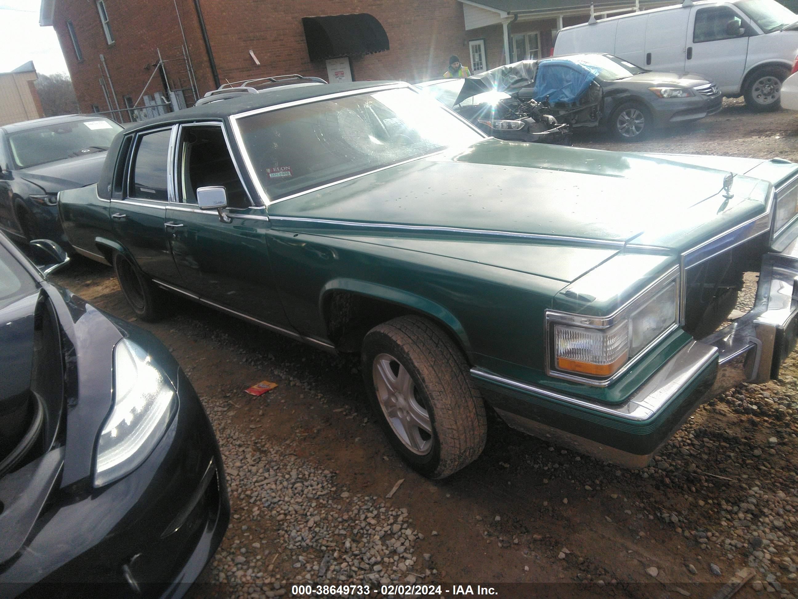 CADILLAC BROUGHAM 1992 1g6dw5473nr703277