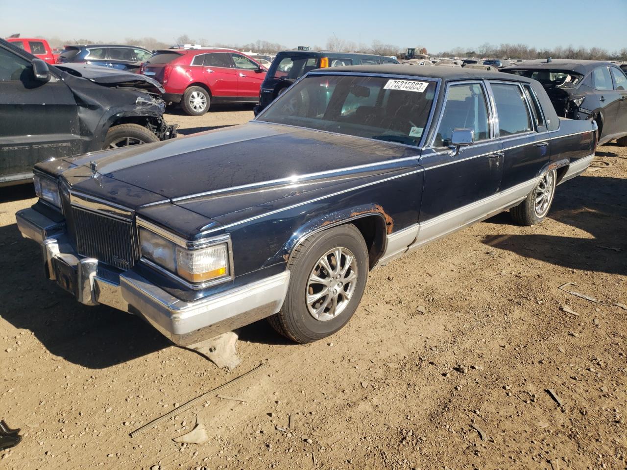 CADILLAC BROUGHAM 1992 1g6dw5477nr700821