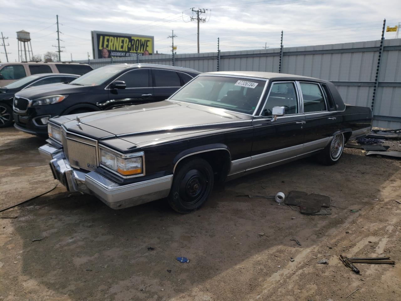 CADILLAC BROUGHAM 1992 1g6dw547xnr703468