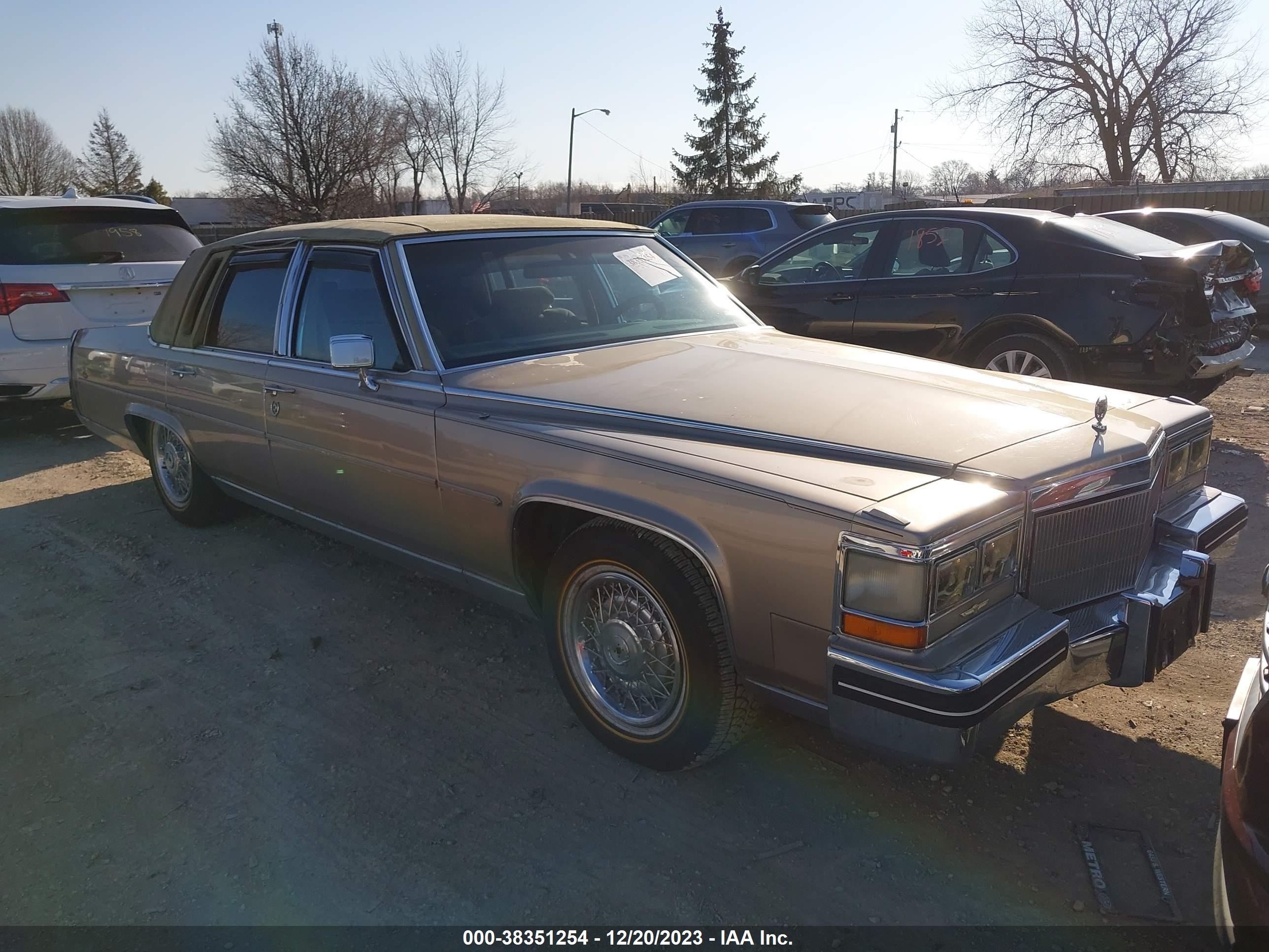 CADILLAC FLEETWOOD 1985 1g6dw6984f9709436