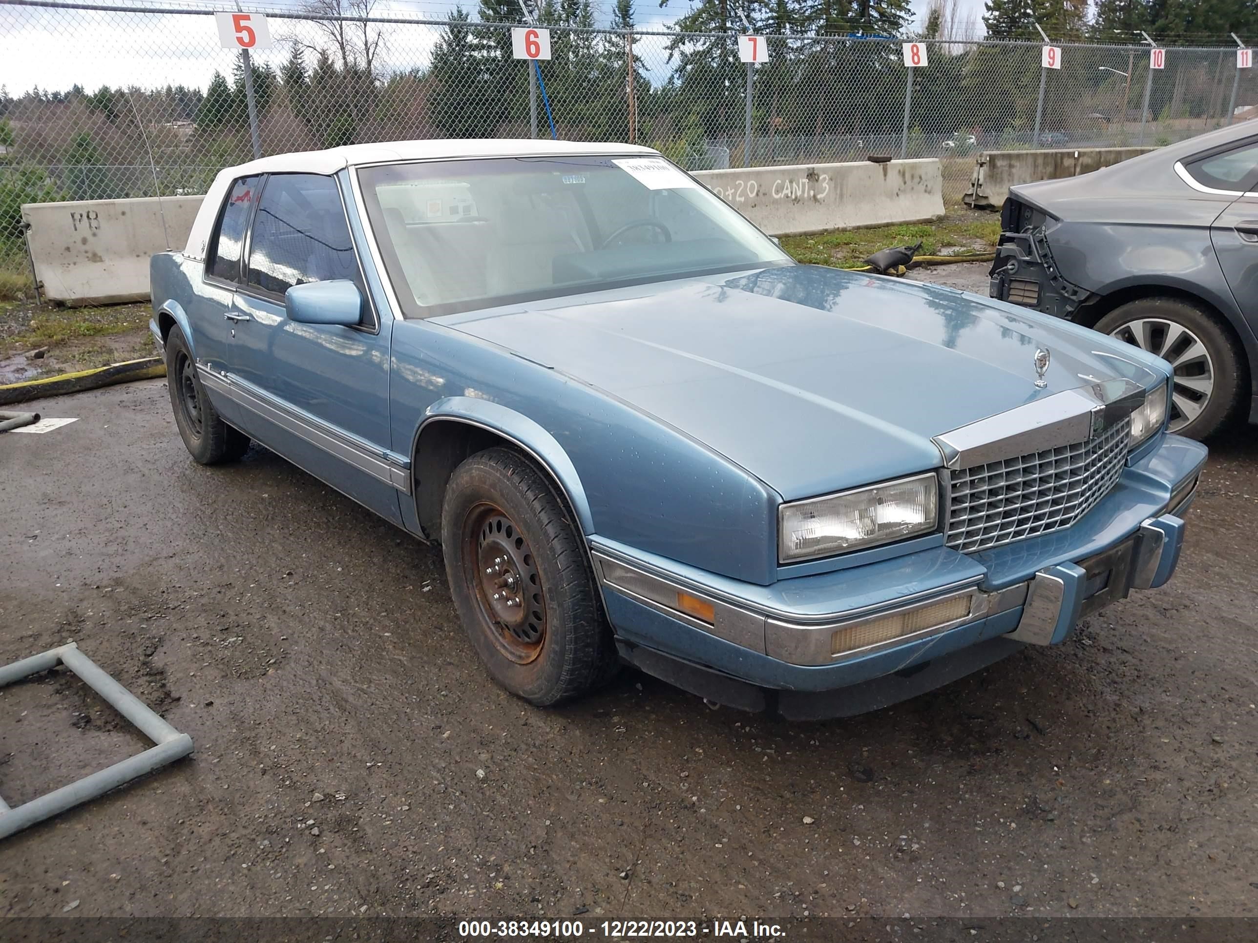 CADILLAC ELDORADO 1988 1g6el1156ju610334