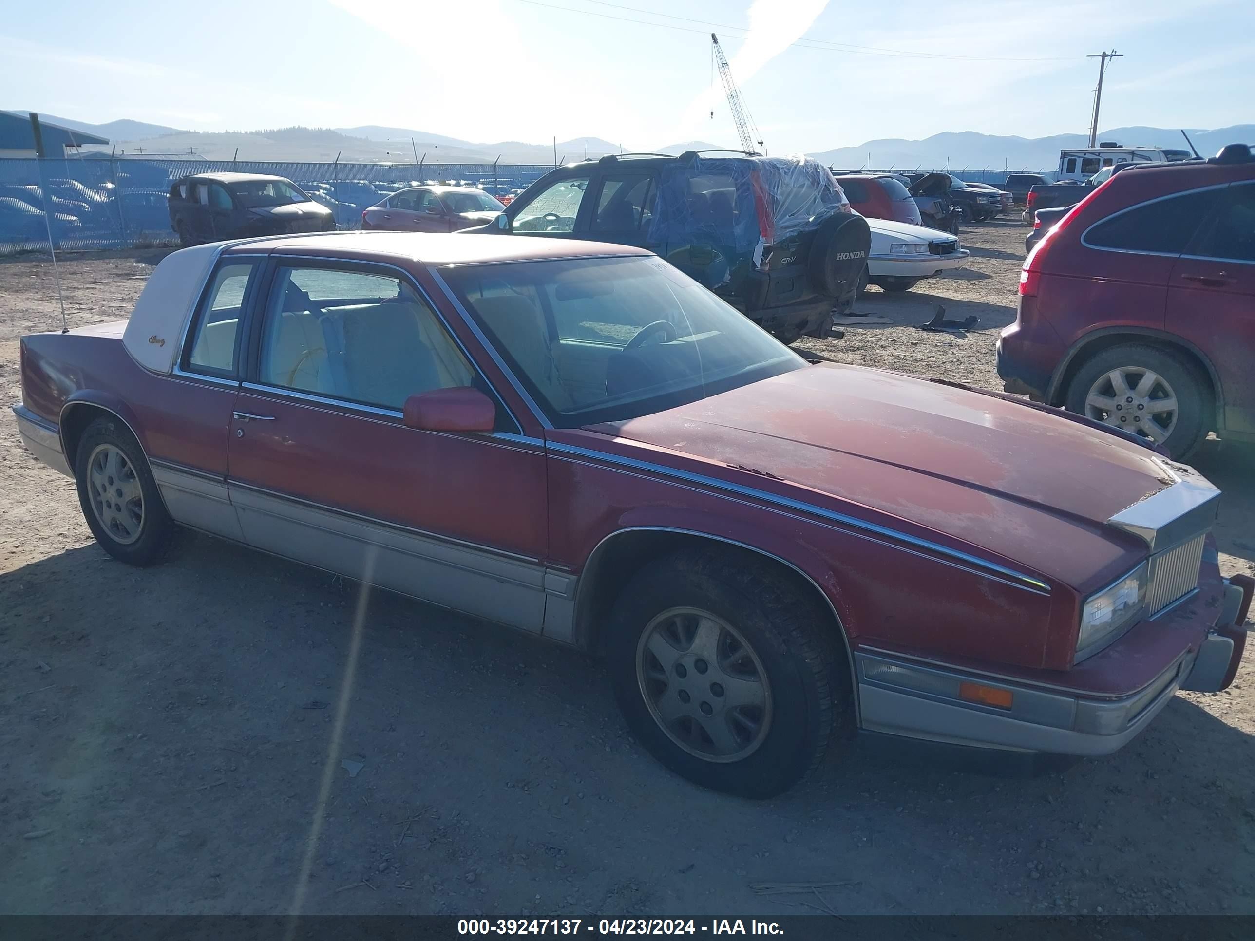 CADILLAC ELDORADO 1988 1g6el1157ju615610