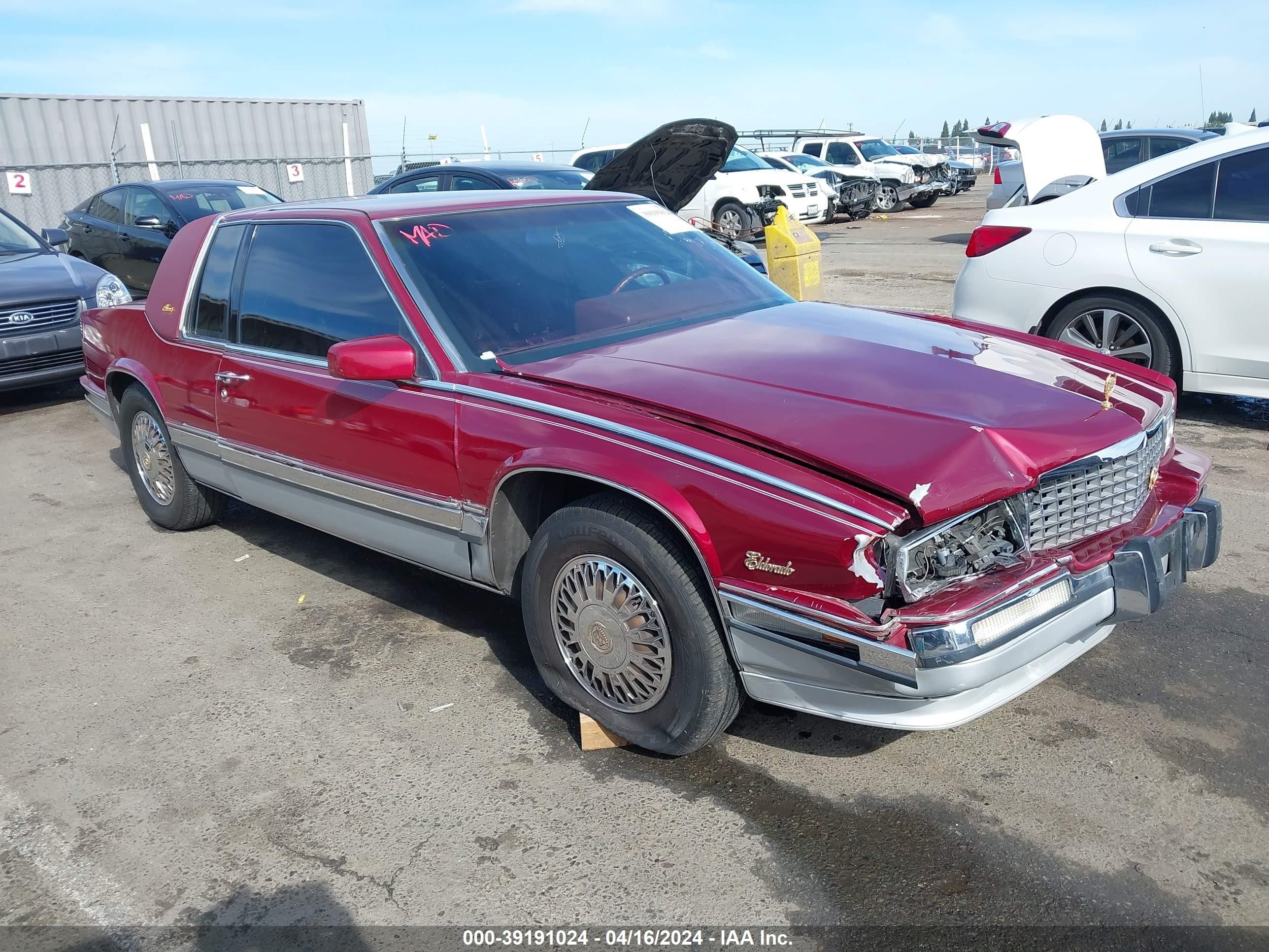 CADILLAC ELDORADO 1990 1g6el133xlu610335