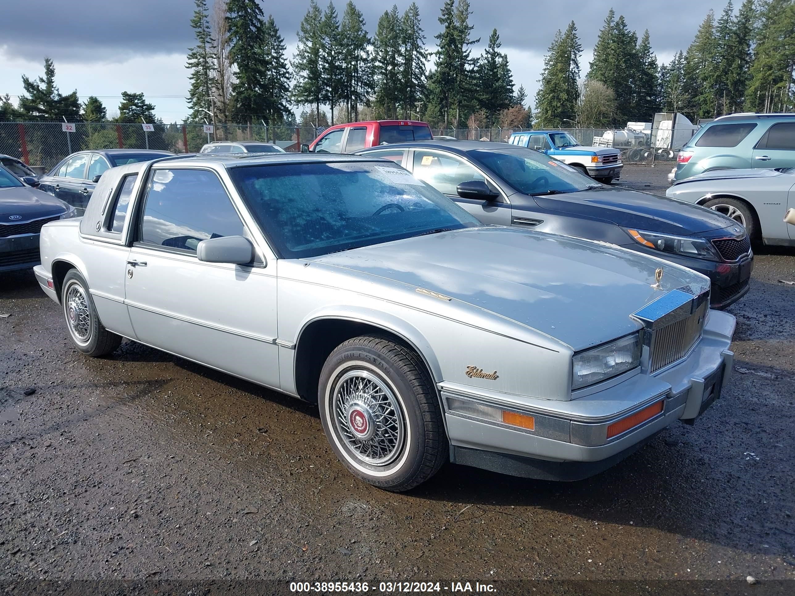 CADILLAC ELDORADO 1986 1g6el5788gu604066