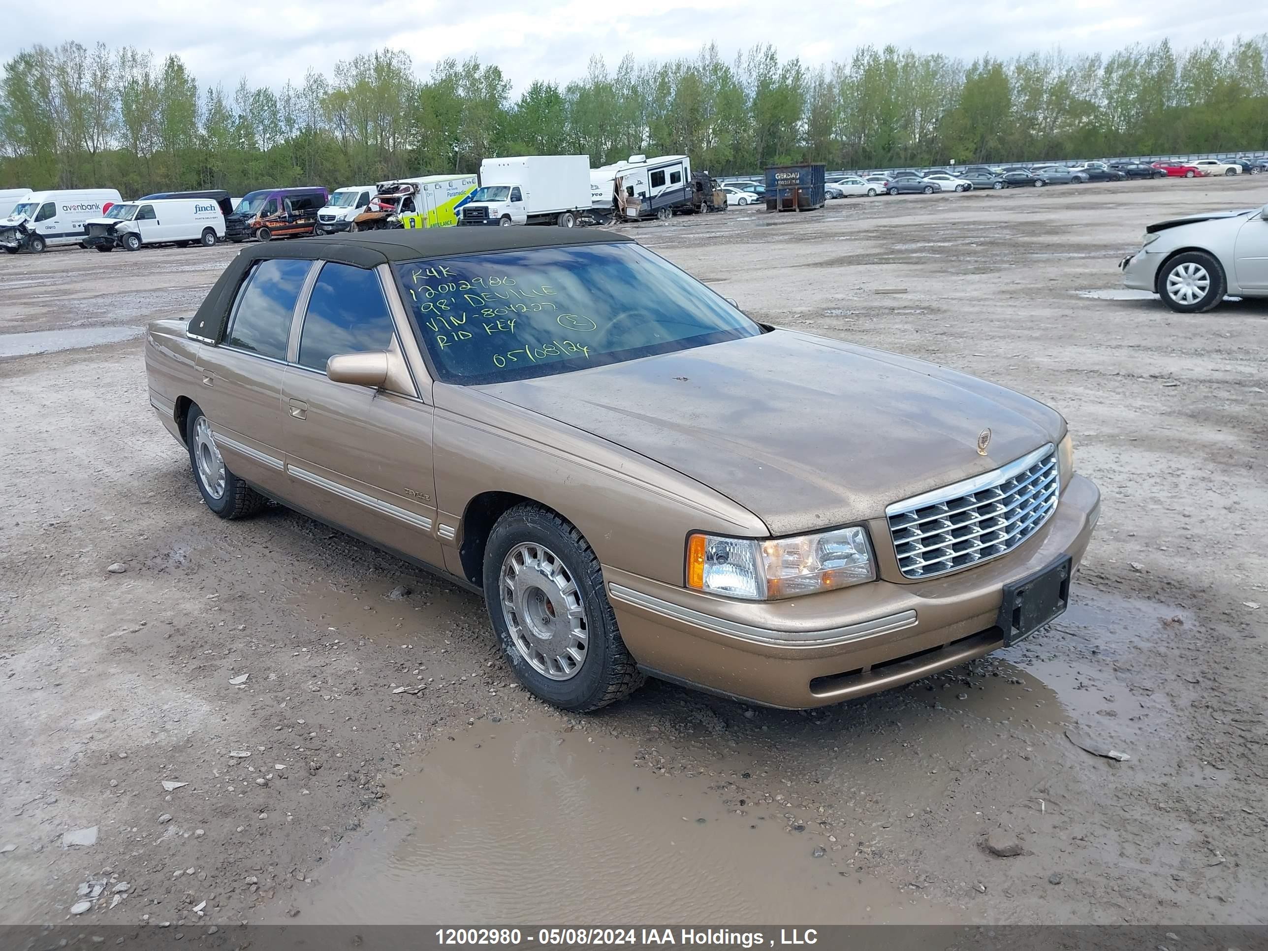 CADILLAC DE VILLE 1998 1g6kd54y5wu804227