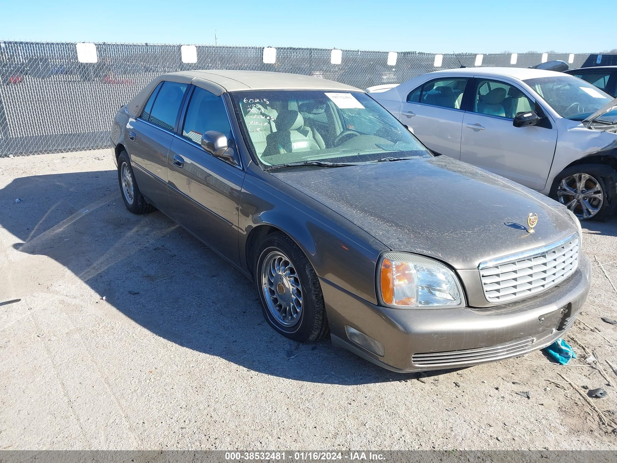 CADILLAC DE VILLE 2002 1g6kd54y72u263501