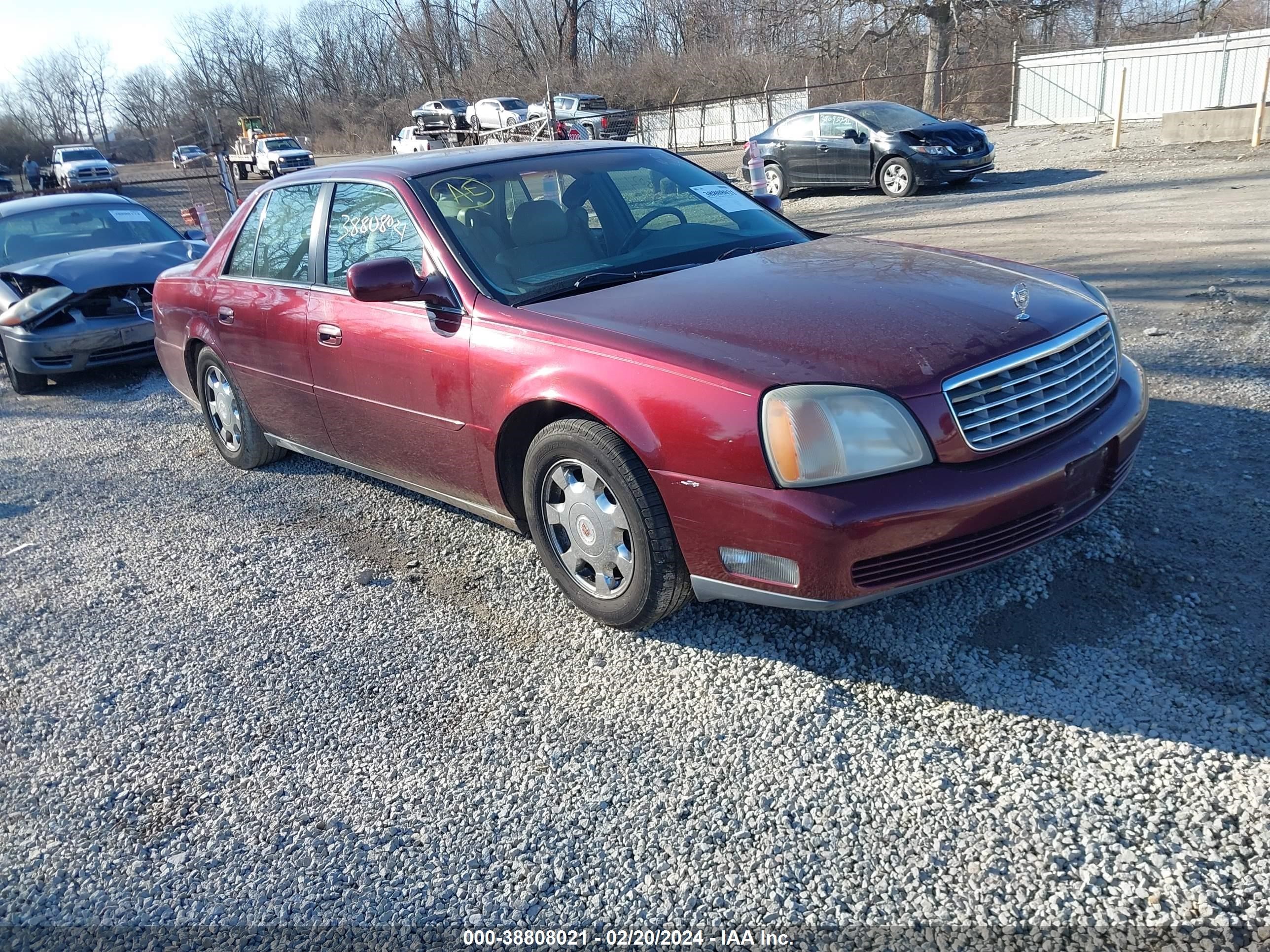 CADILLAC DE VILLE 2002 1g6kd54yx2u228905