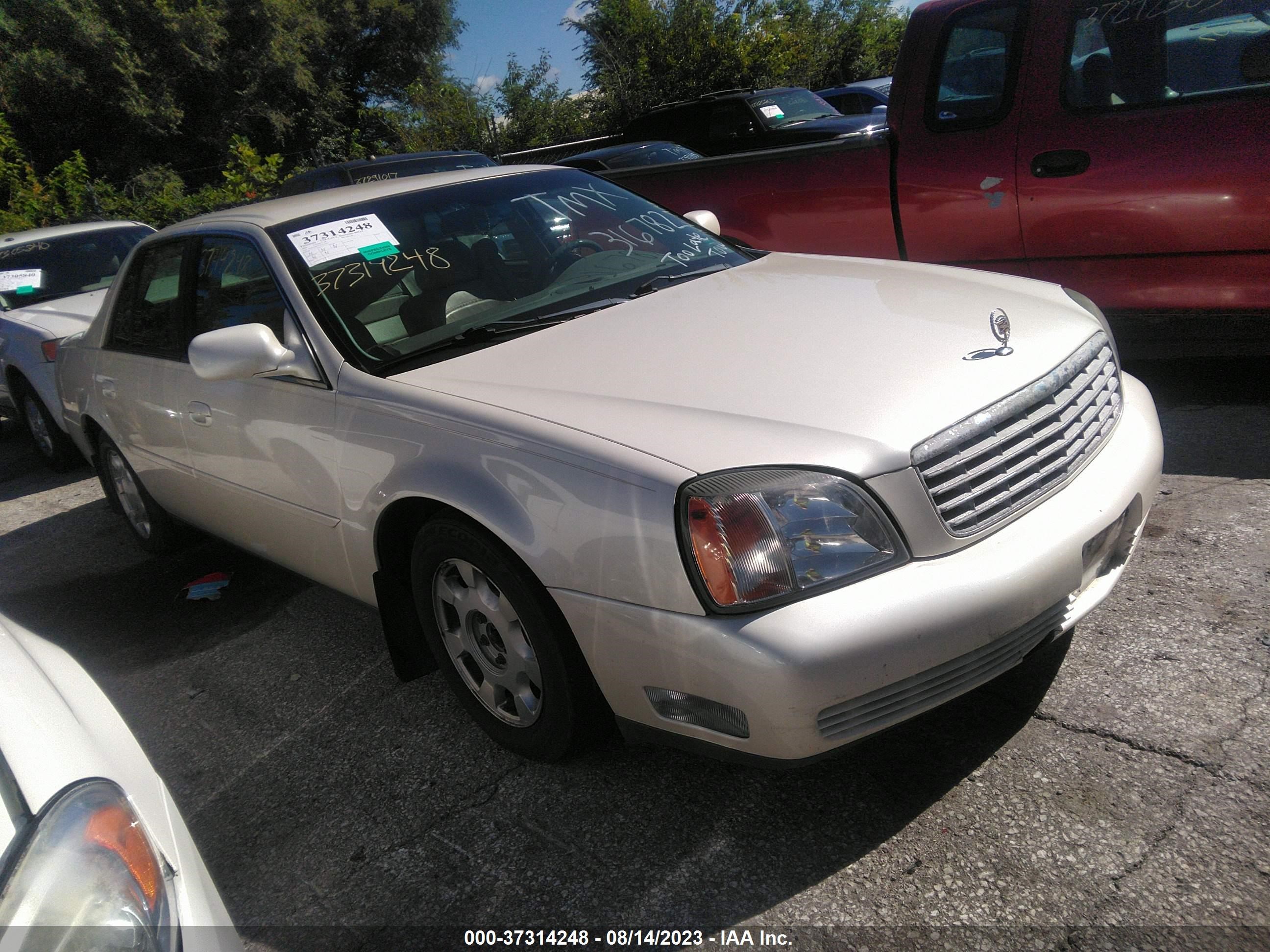 CADILLAC DE VILLE 2000 1g6kd54yxyu316782