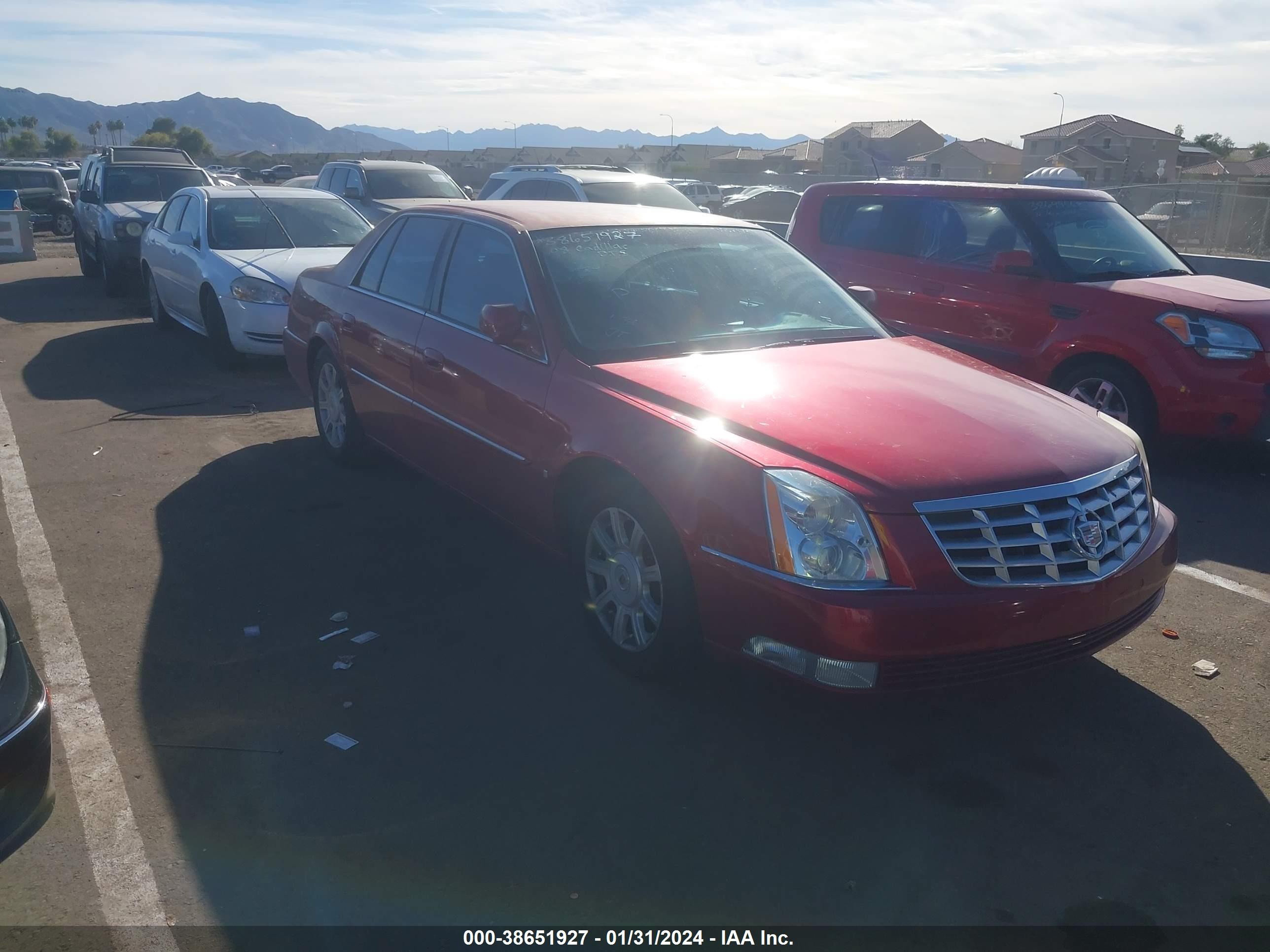 CADILLAC DTS 2008 1g6kd57y38u195590