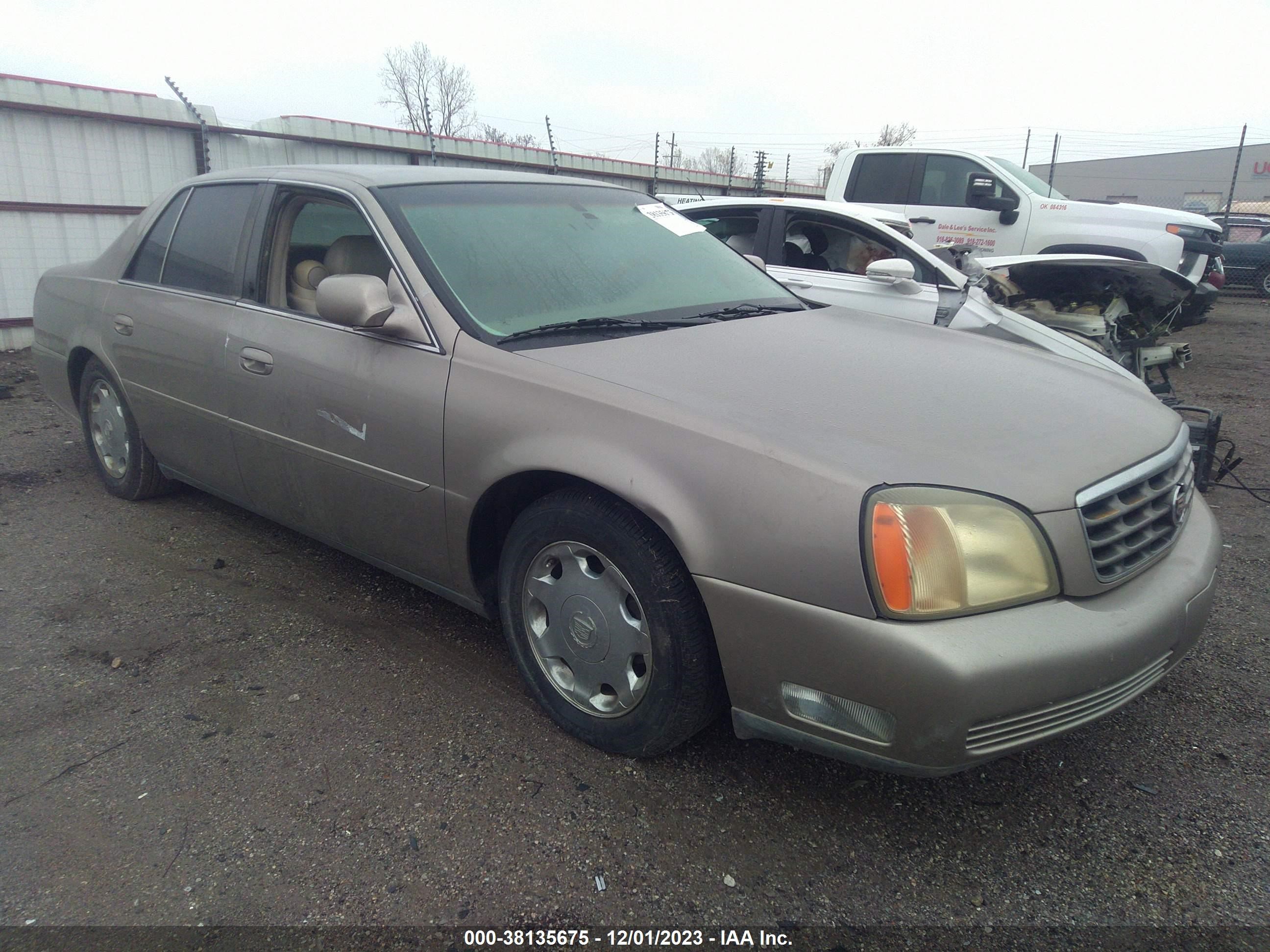 CADILLAC DE VILLE 2002 1g6ke57yx2u233983