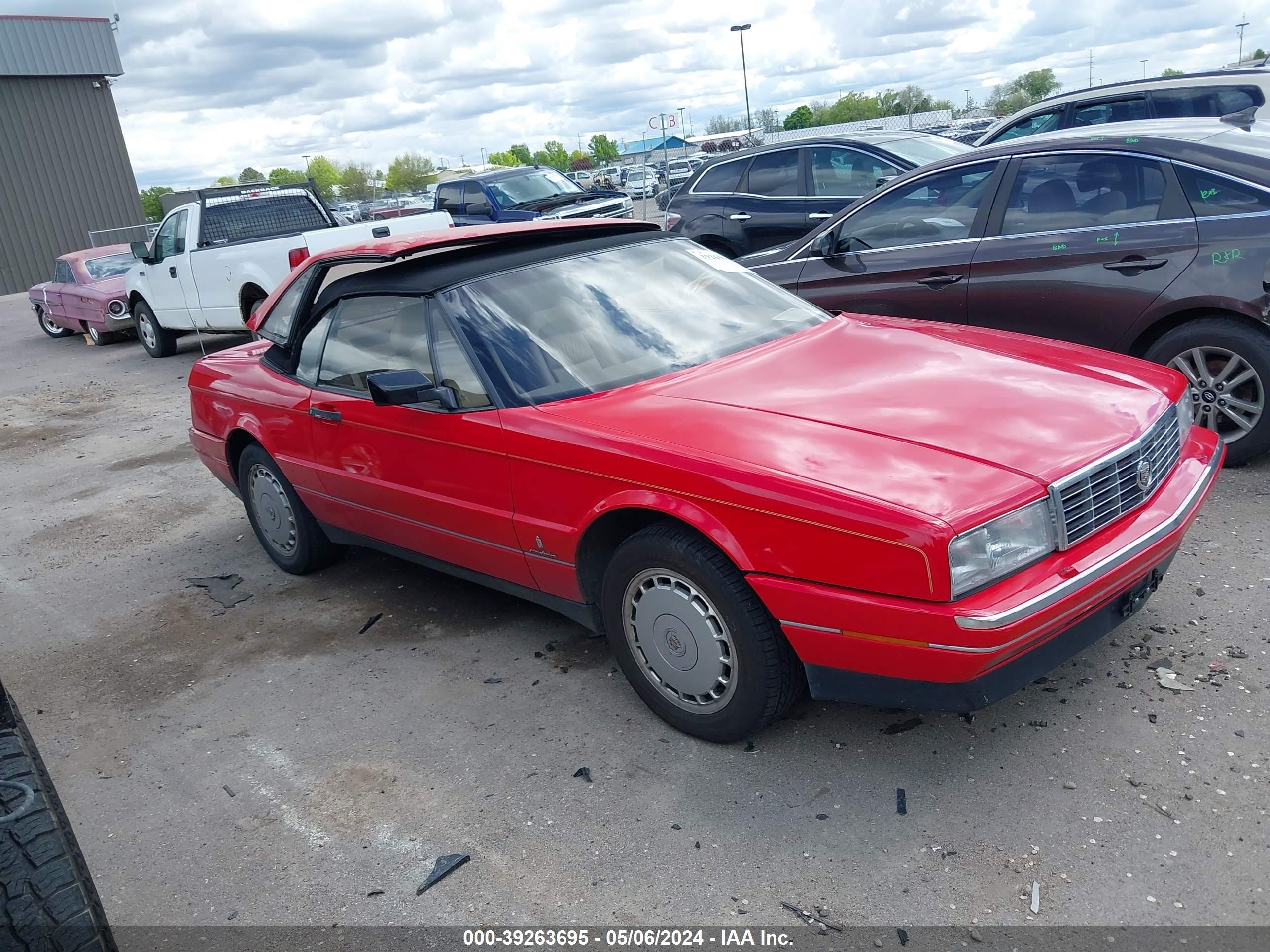 CADILLAC ALLANTE 1990 1g6vr3389lu100144