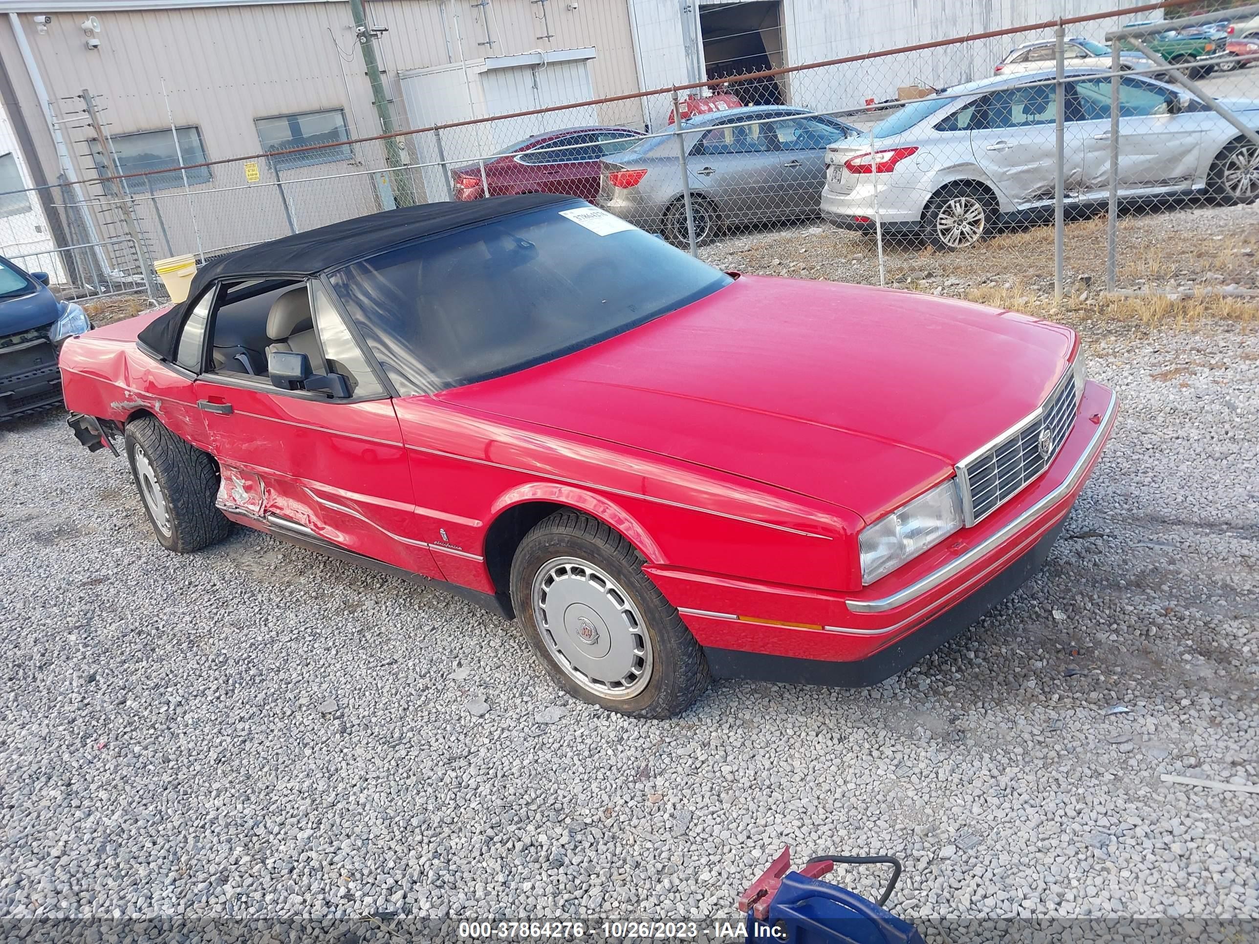 CADILLAC ALLANTE 1991 1g6vs3383mu125949