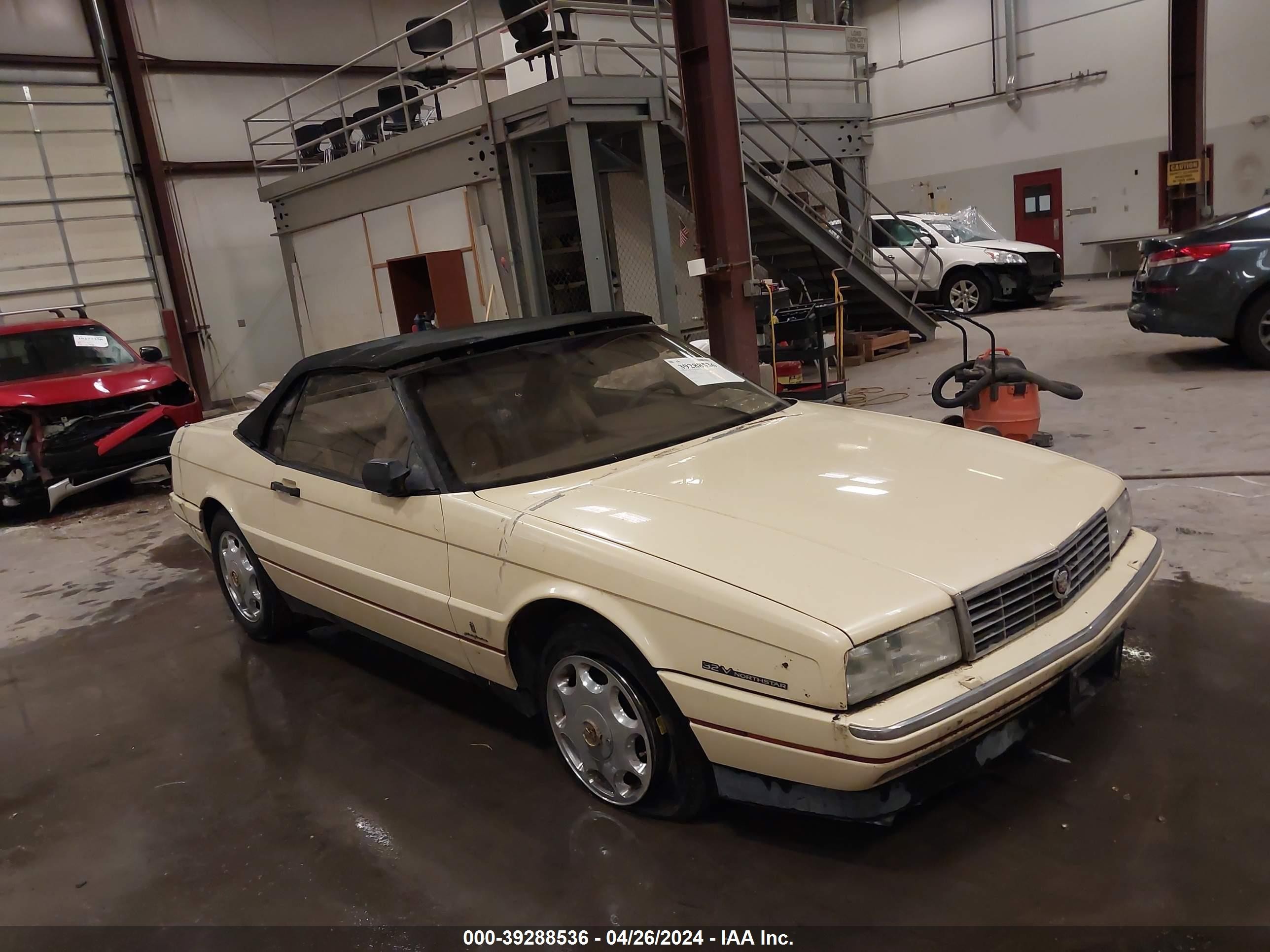 CADILLAC ALLANTE 1993 1g6vs3390pu125825