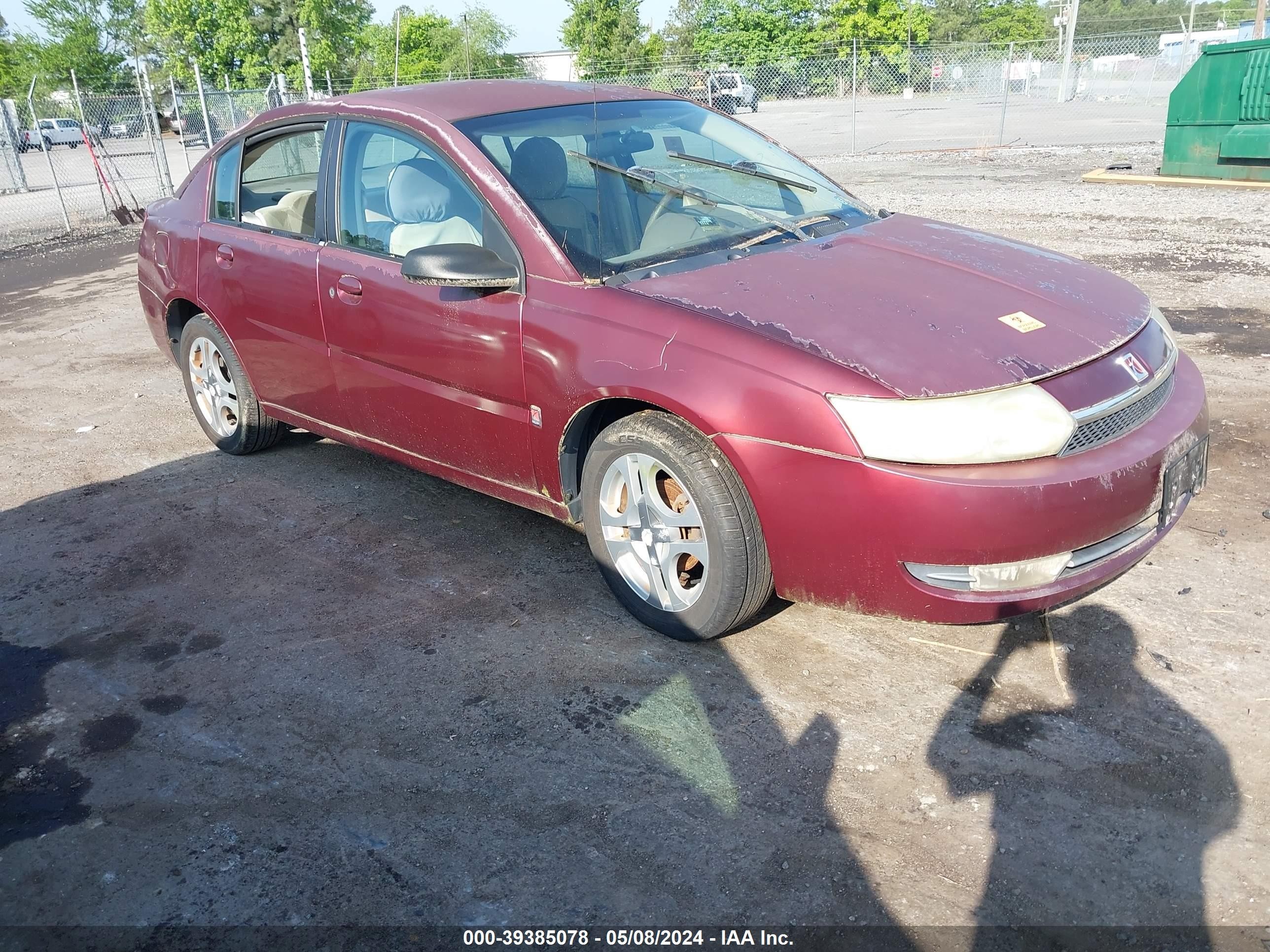 SATURN ION 2003 1g8al52f23z147005