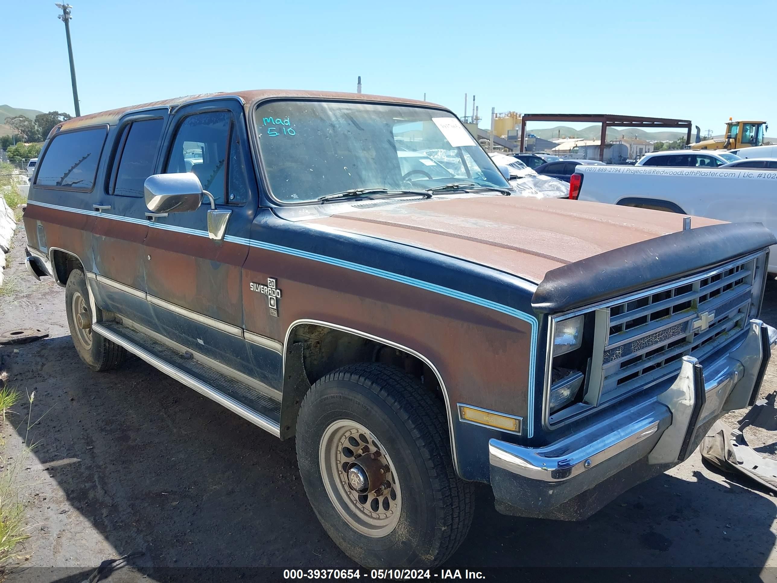 CHEVROLET SUBURBAN 1985 1g8gk26j5ff165269