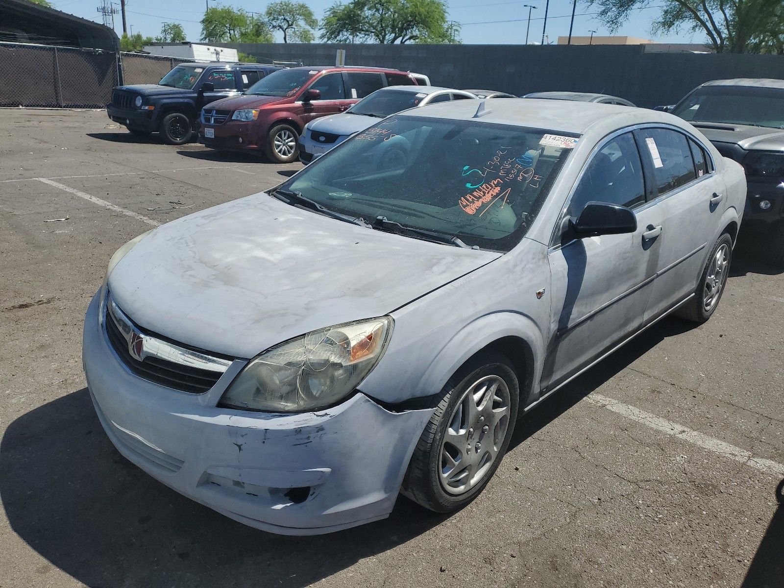 SATURN AURA V6 2008 1g8zs57n38f115517