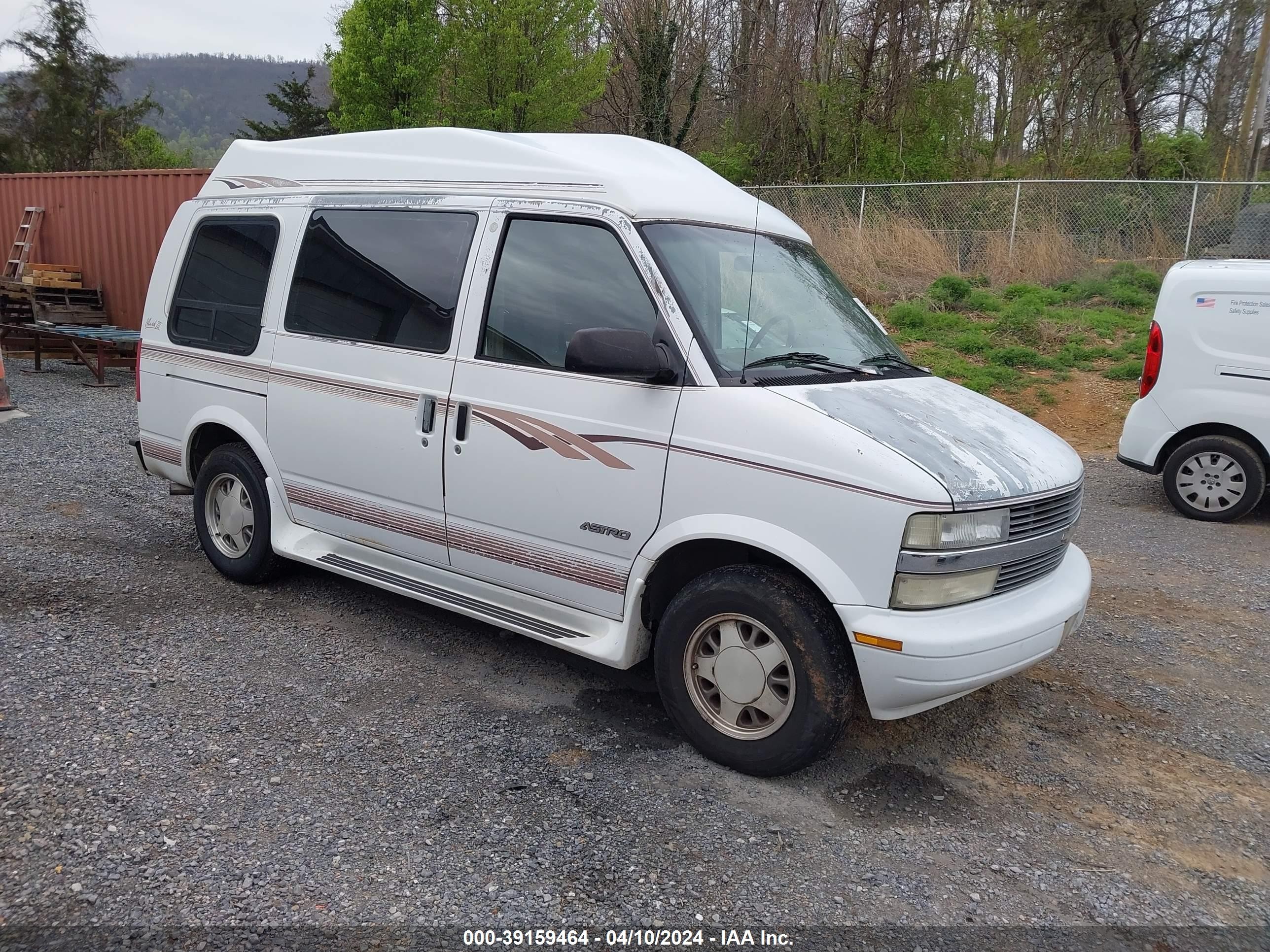 CHEVROLET ASTRO 1995 1gbdm19w4sb148229