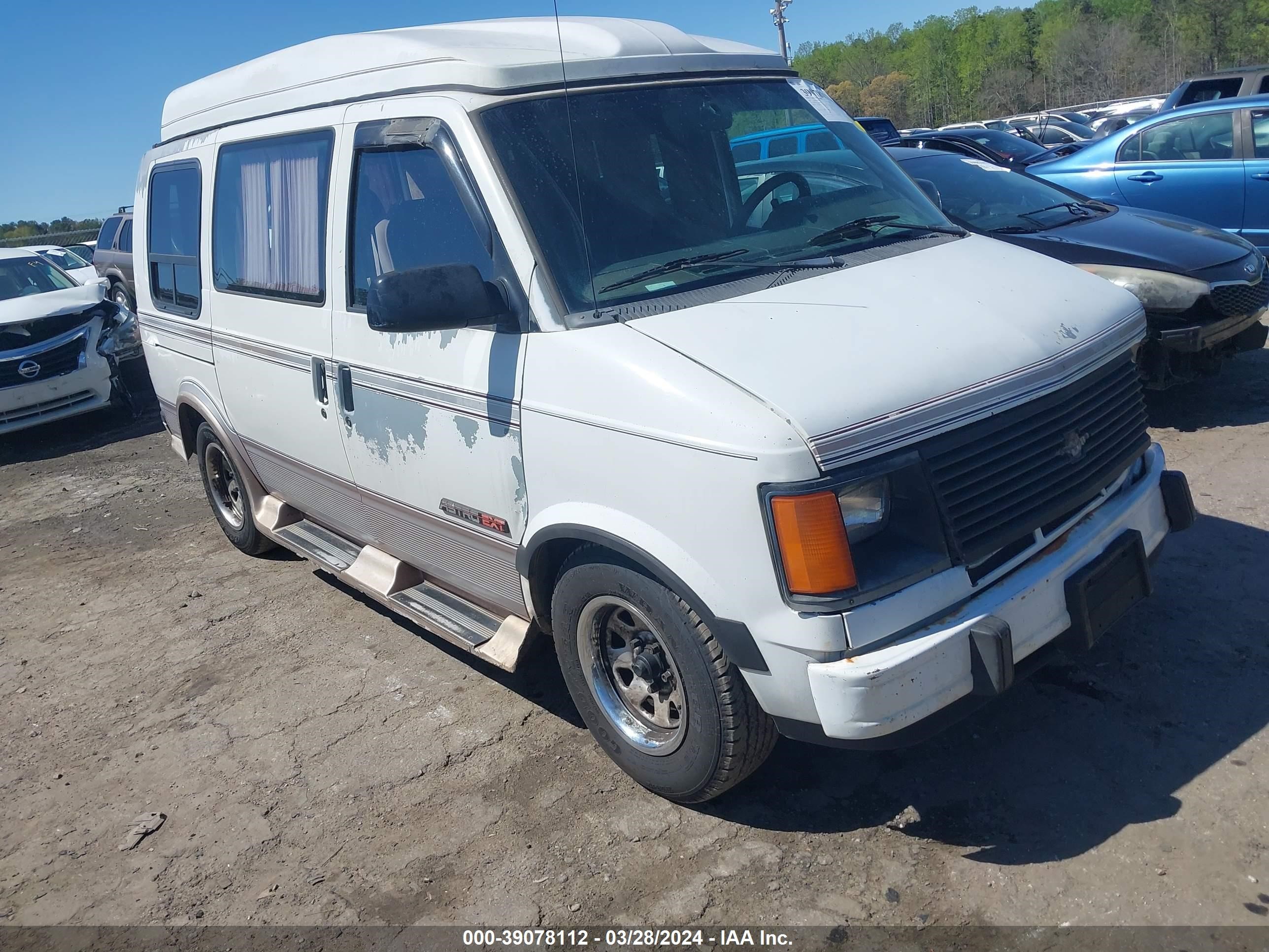 CHEVROLET ASTRO 1991 1gbdm19z1mb197594