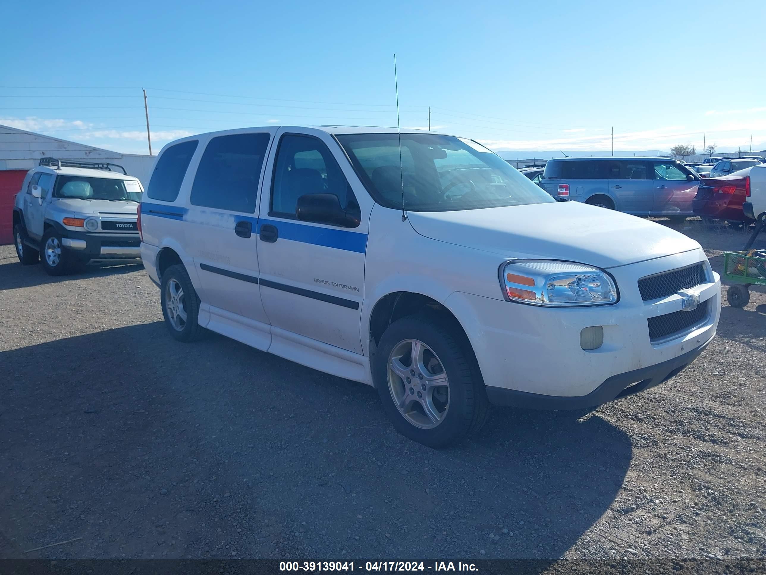 CHEVROLET UPLANDER 2008 1gbdv13w38d196341