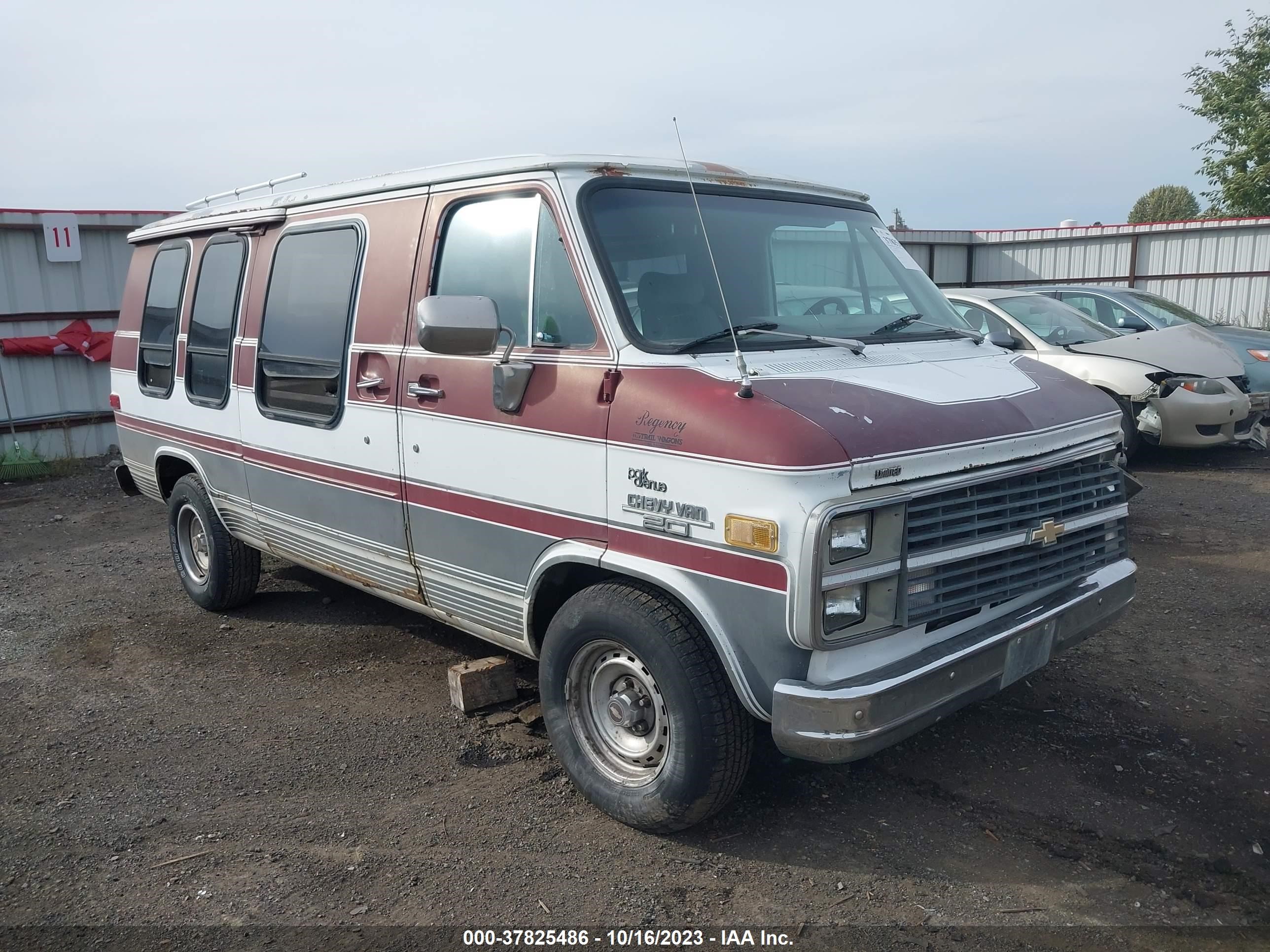 CHEVROLET VAN 1984 1gbeg25h2e7116248