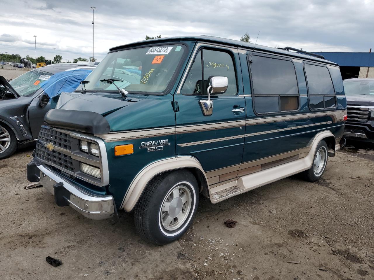 CHEVROLET VAN 1995 1gbeg25k2sf199726