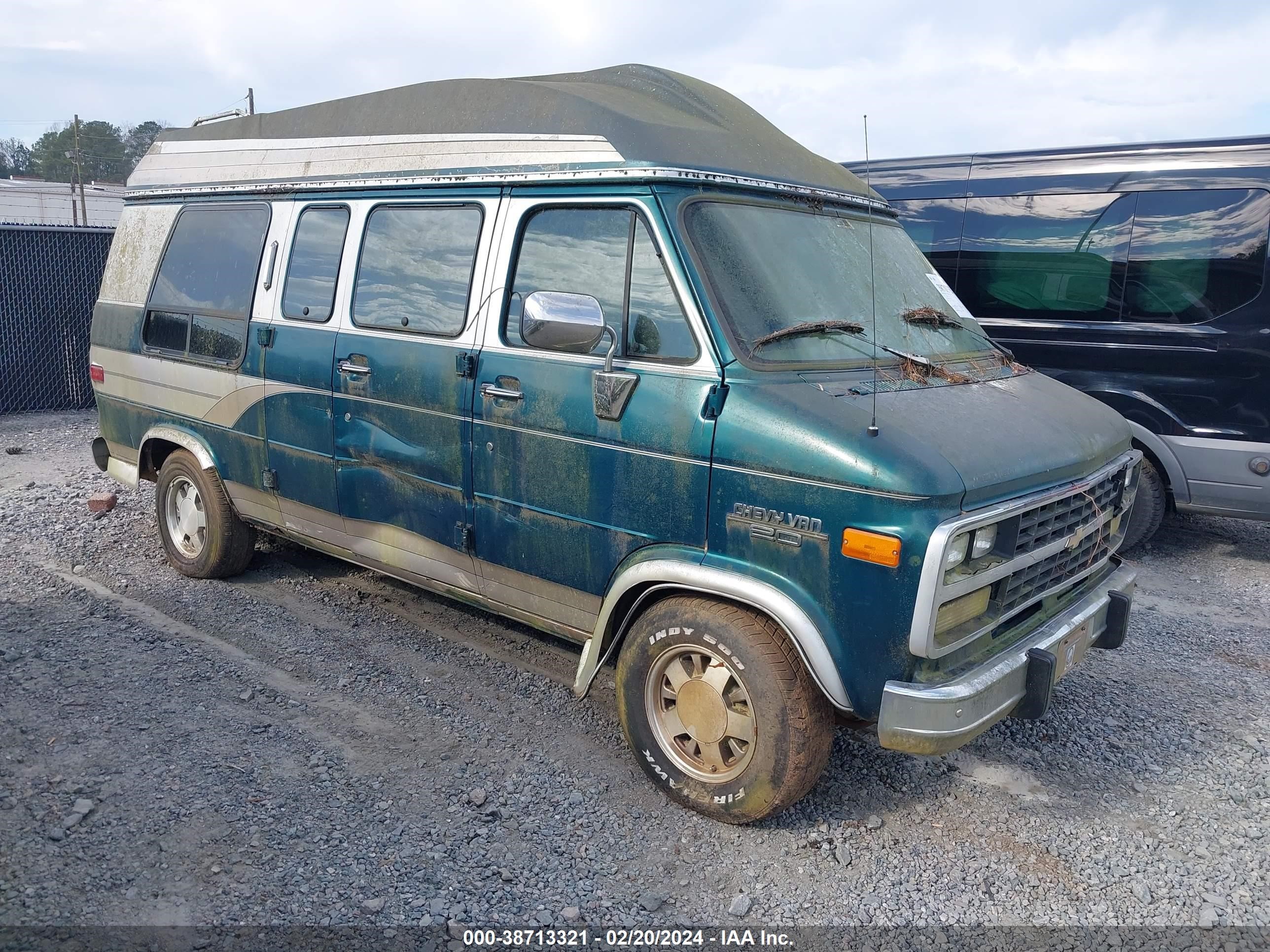 CHEVROLET VAN 1995 1gbeg25k6sf106982