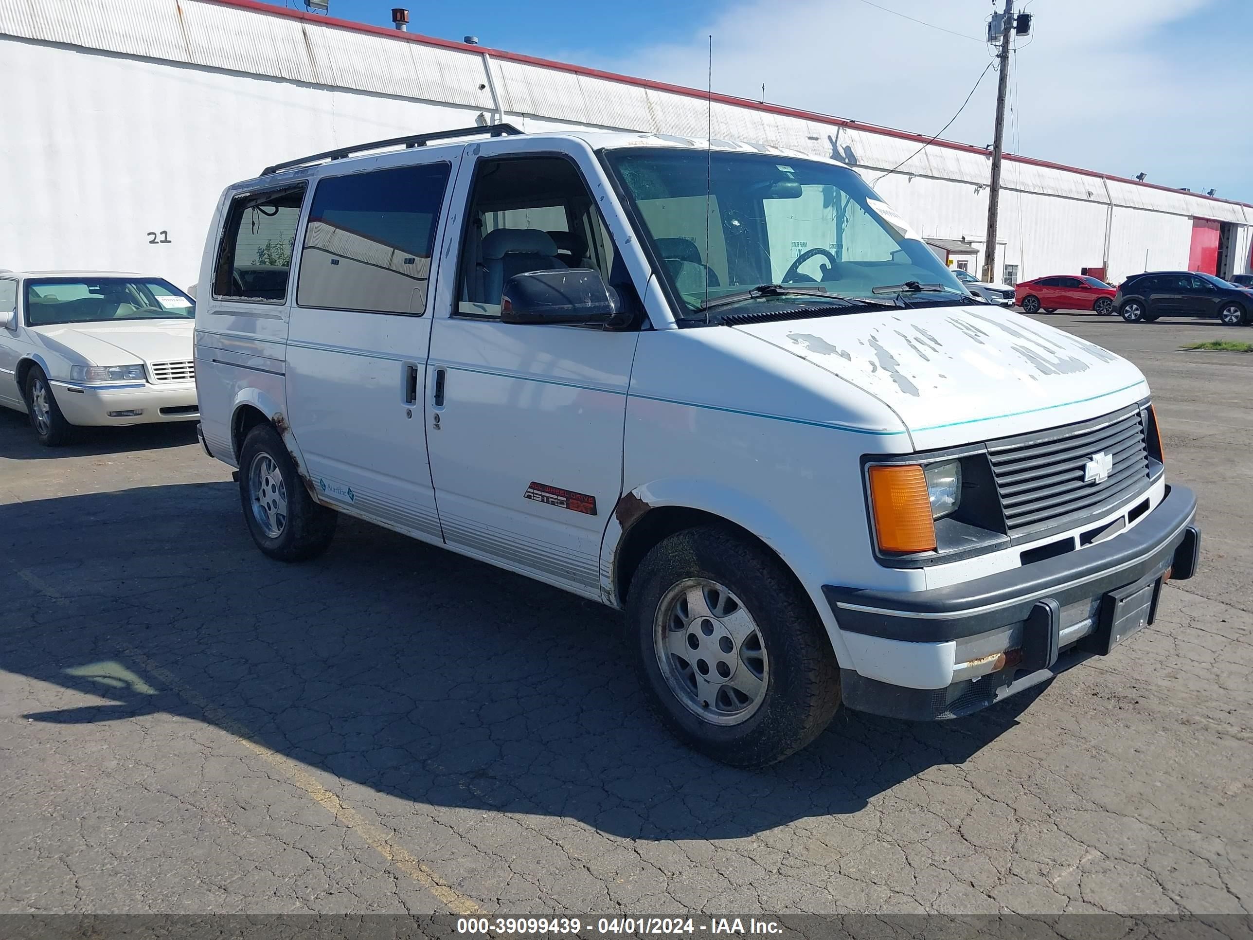 CHEVROLET ASTRO 1994 1gbel19w1rb192769