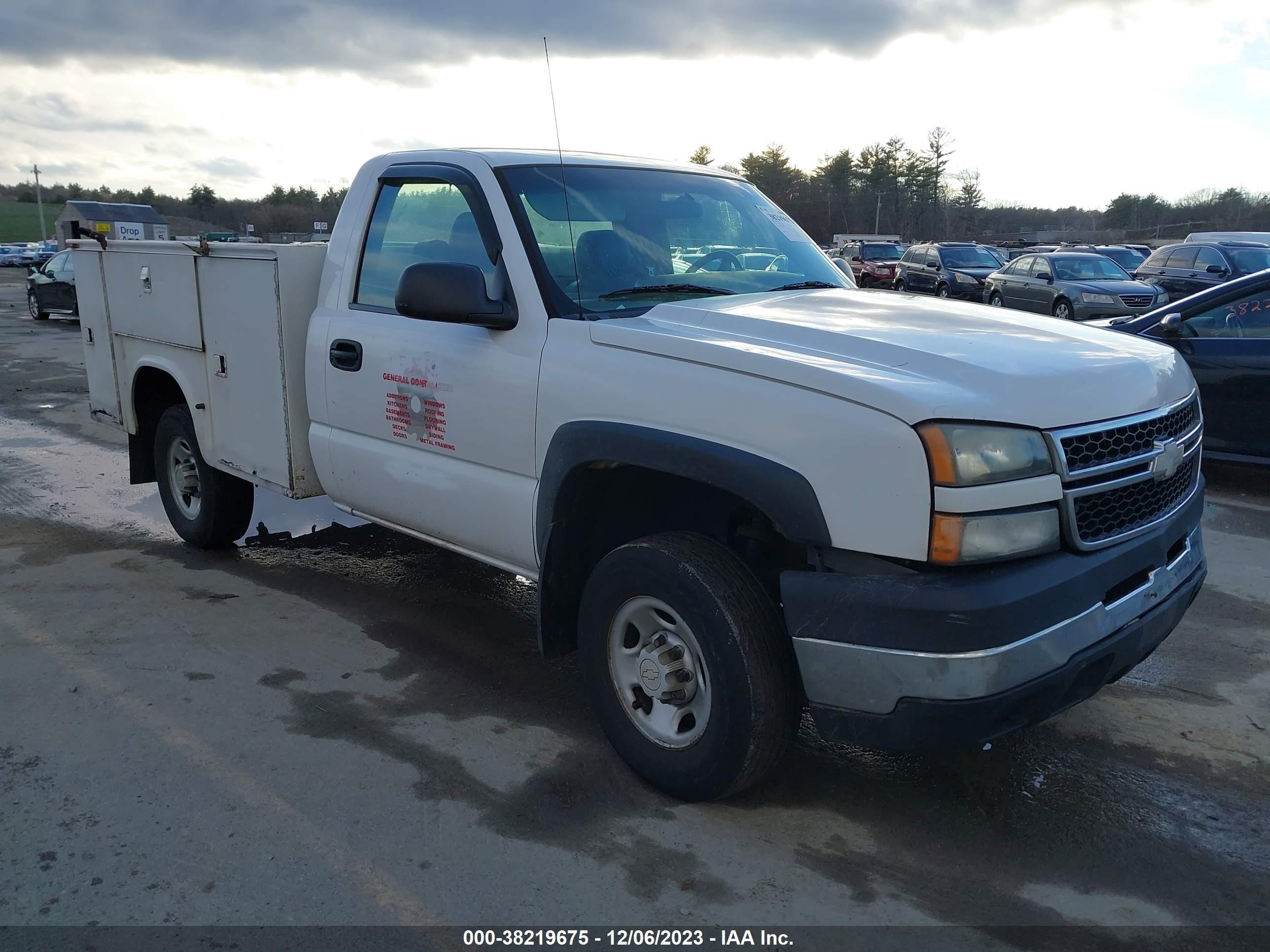 CHEVROLET SILVERADO 2006 1gbhc24u66e209648