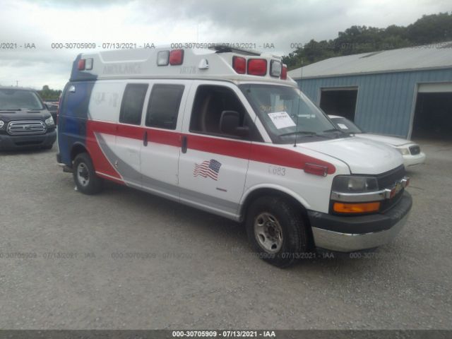 CHEVROLET EXPRESS CARGO VAN 2013 1gbzguclxd1110378