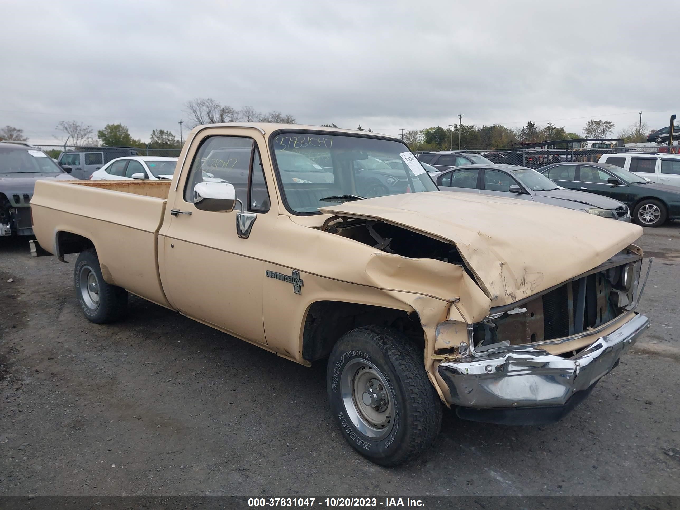 CHEVROLET C-10 1983 1gccc14dxdj111954