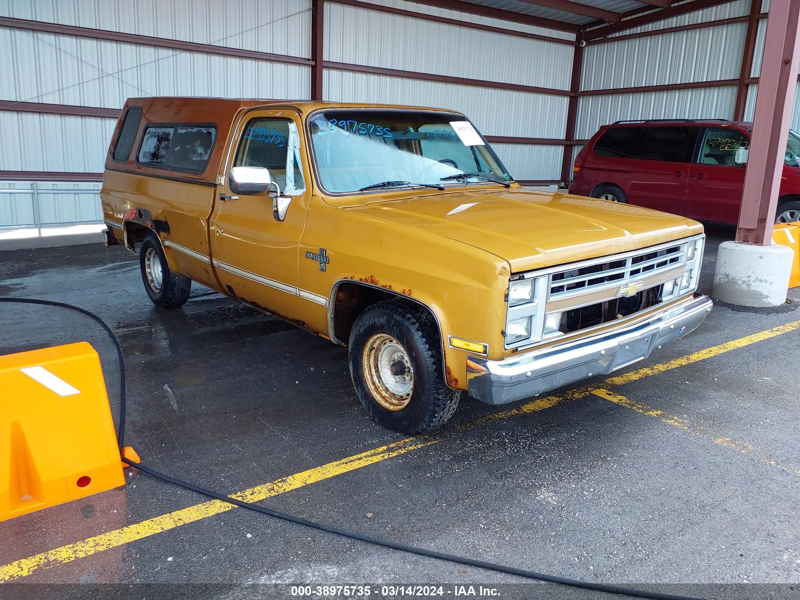 CHEVROLET C-10 1985 1gccc14h6fs134079