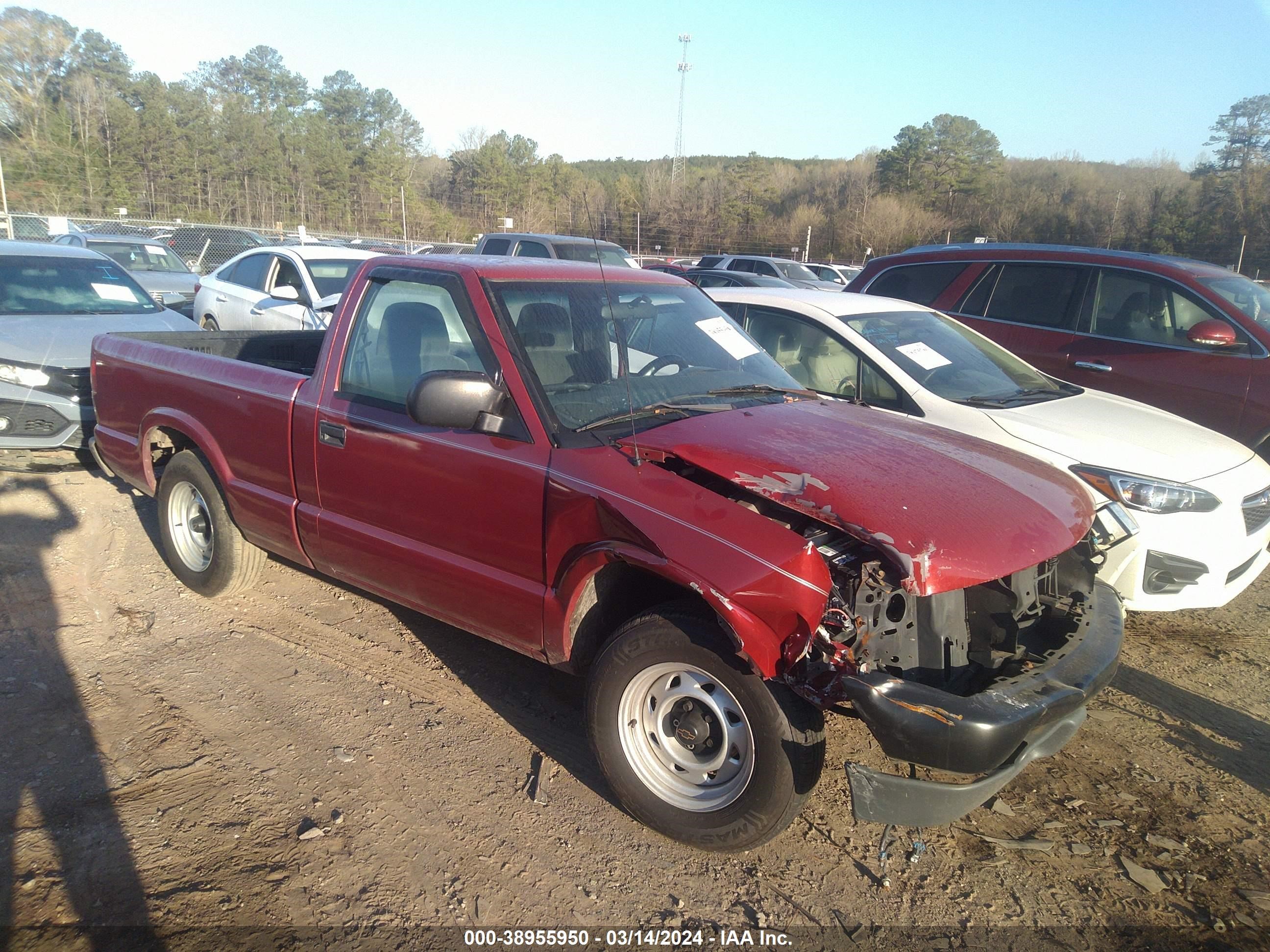 CHEVROLET S-10 PICKUP 2002 1gccs145928264955