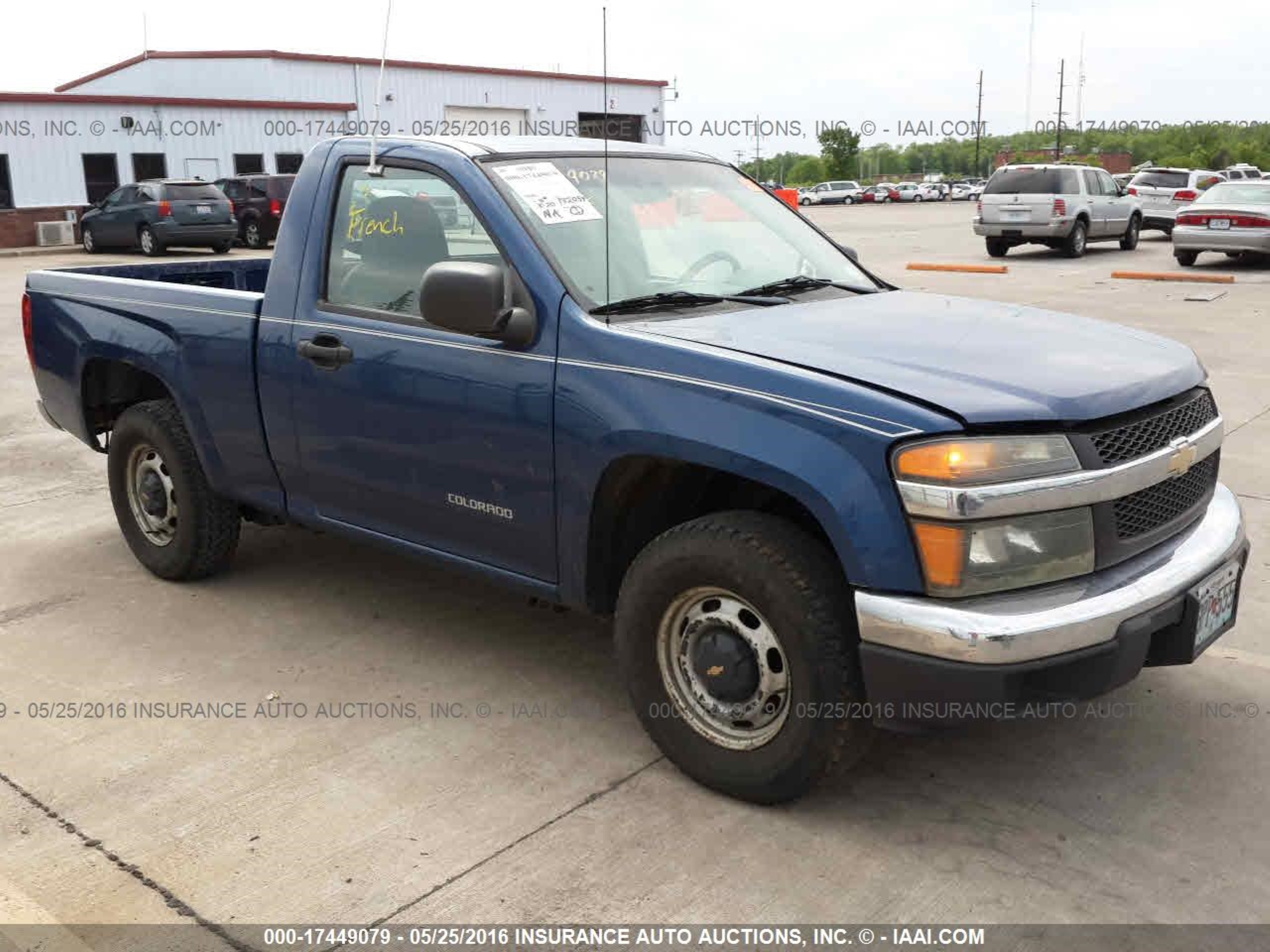 CHEVROLET COLORADO 2005 1gccs148958157869