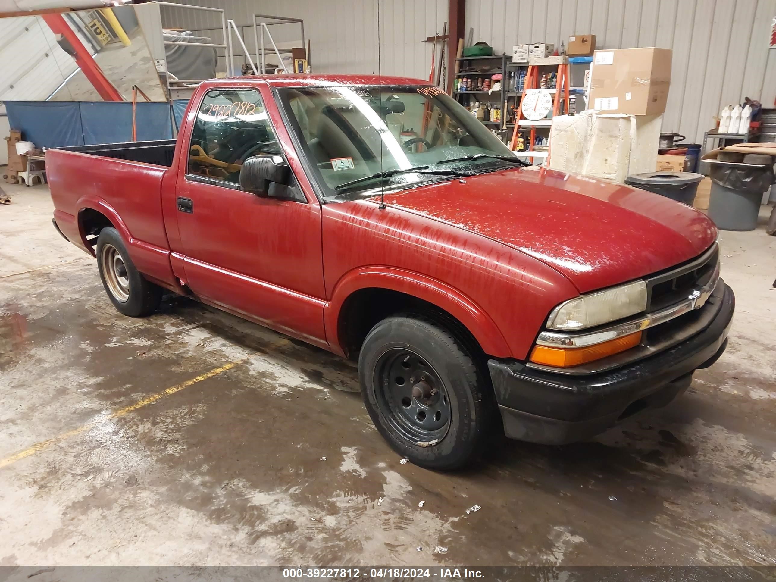 CHEVROLET S-10 PICKUP 2003 1gccs14h038249336