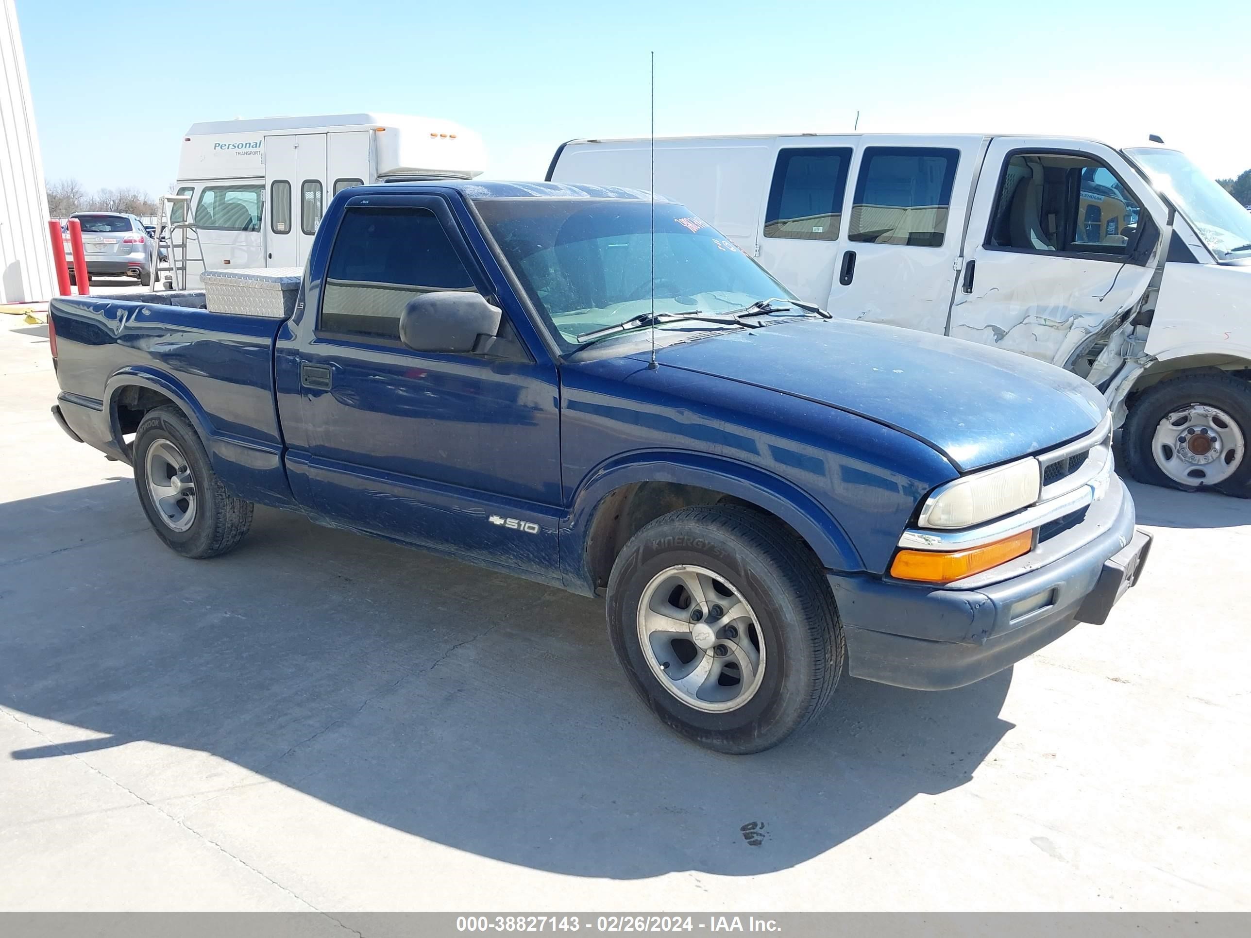 CHEVROLET S-10 PICKUP 2003 1gccs14h438168419