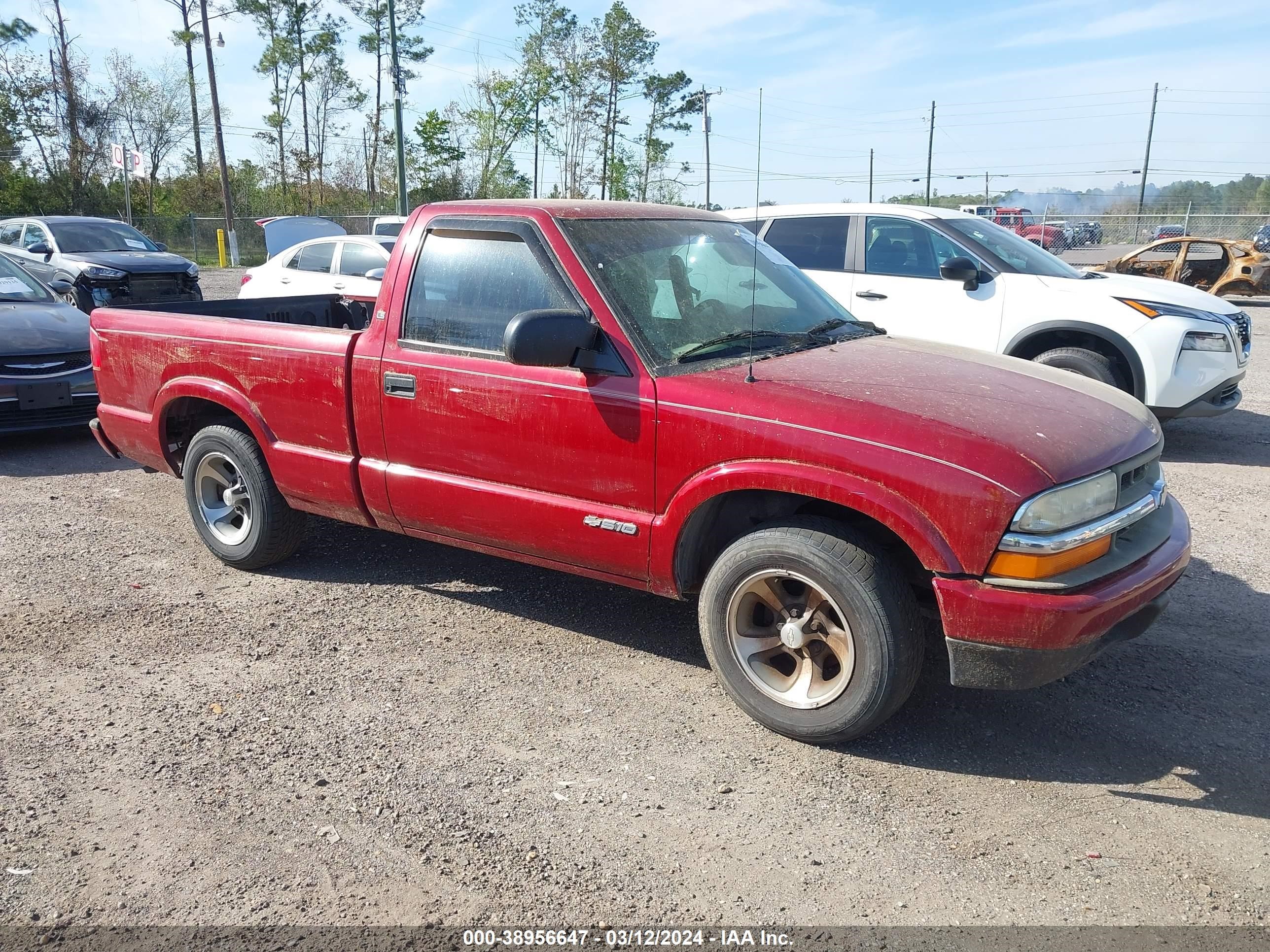 CHEVROLET S-10 PICKUP 2003 1gccs14h438206358