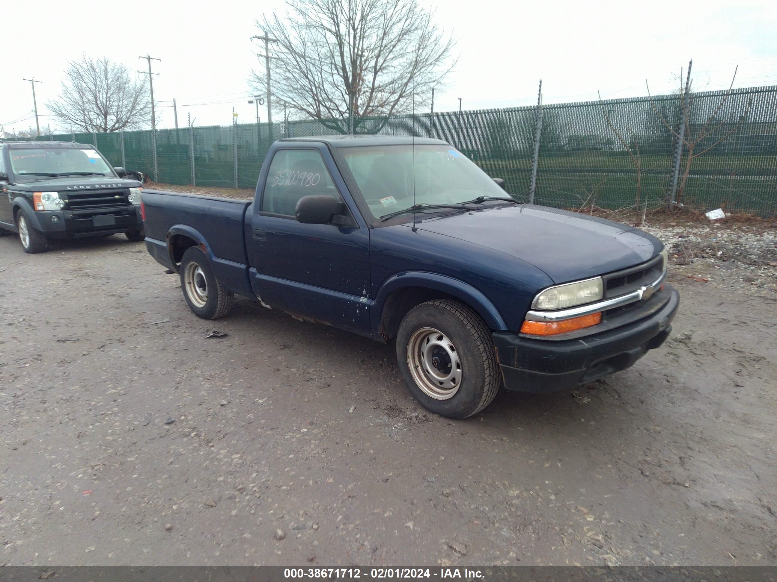 CHEVROLET S-10 PICKUP 2003 1gccs14h438278208