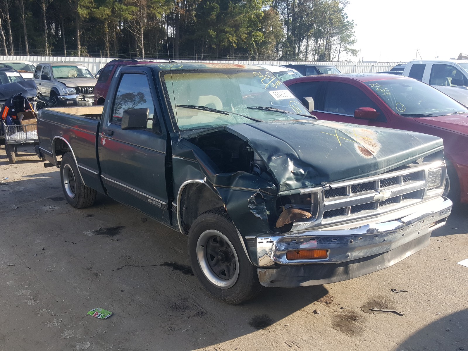 CHEVROLET S10 1993 1gccs14r7p0176012