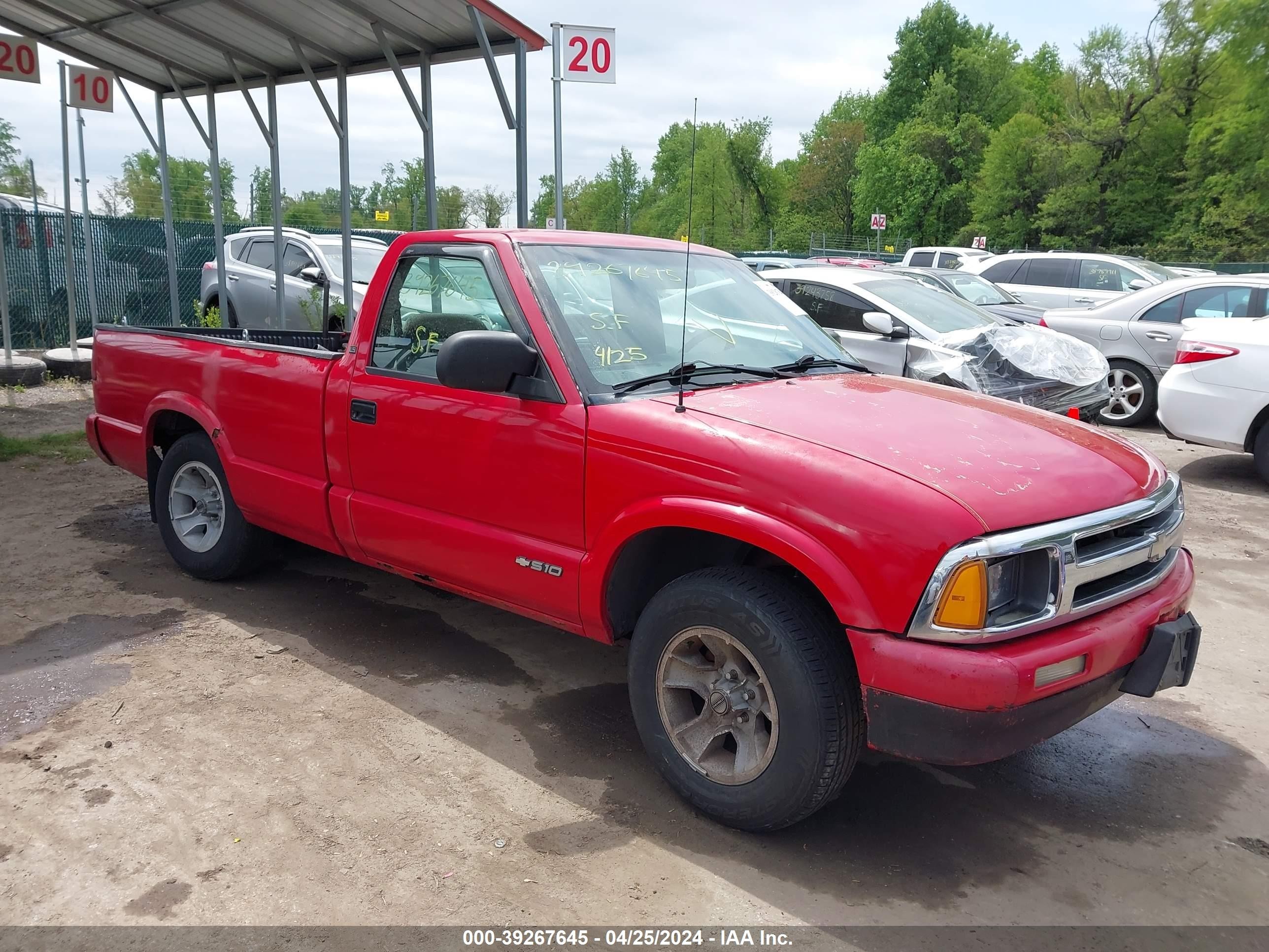 CHEVROLET S-10 PICKUP 1997 1gccs14x0vk167846