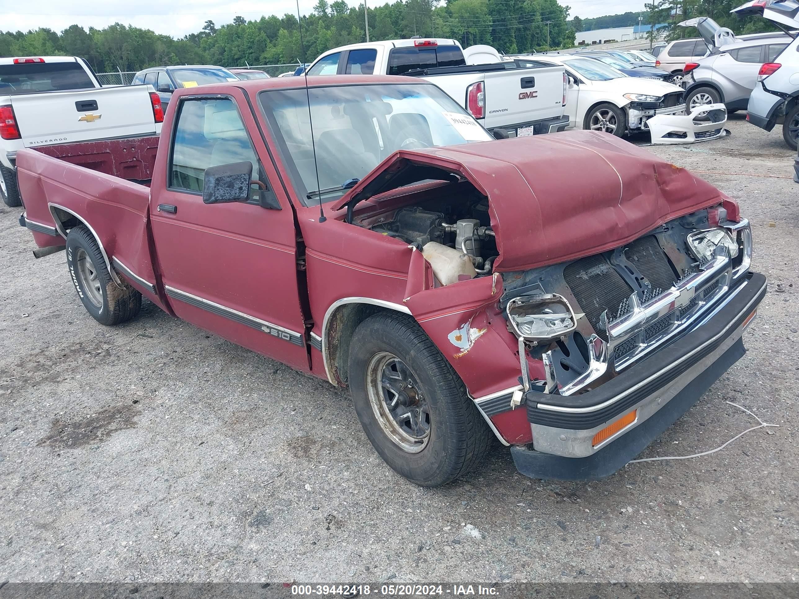 CHEVROLET S-10 PICKUP 1993 1gccs14z6p8166248