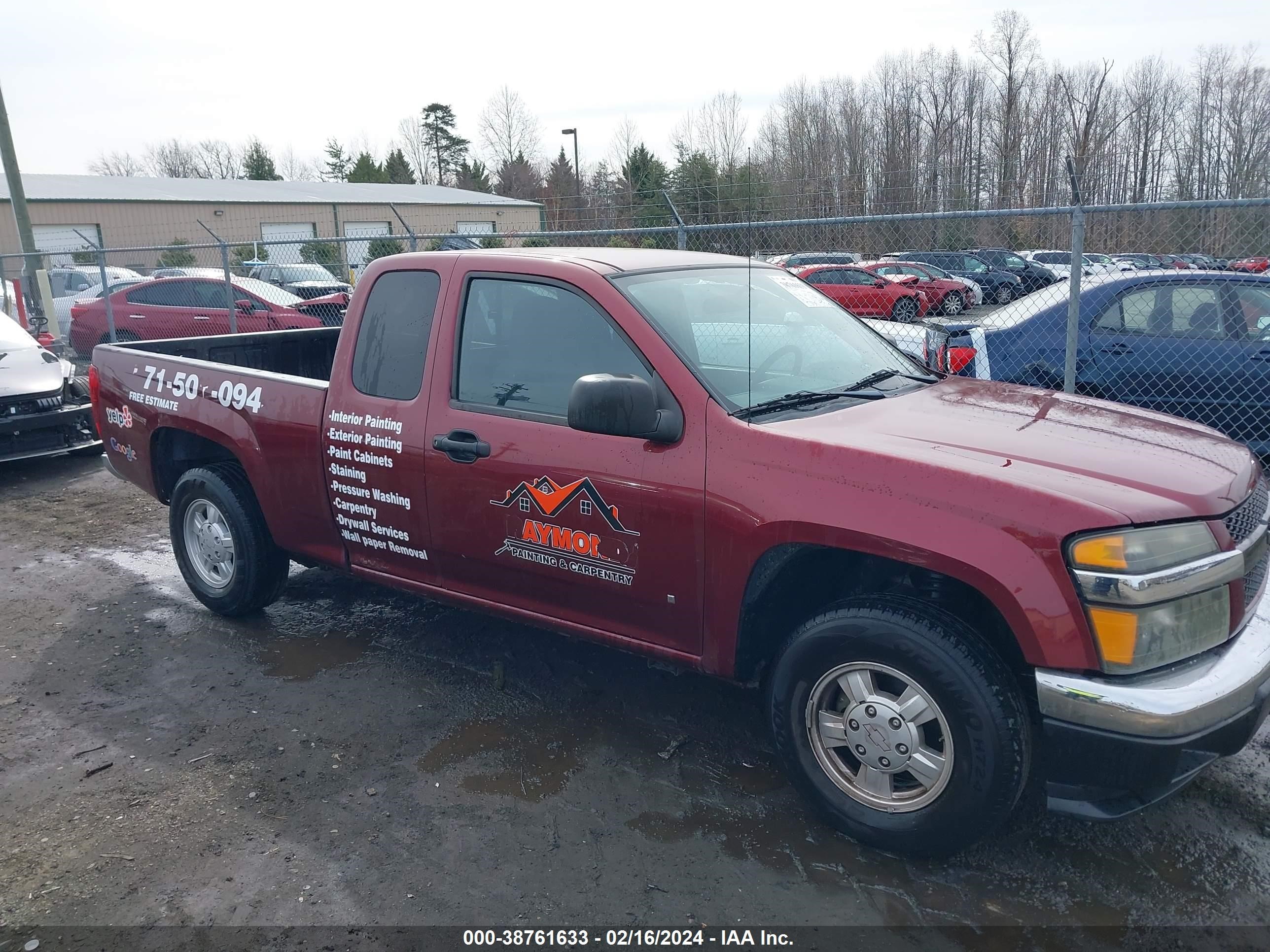 CHEVROLET COLORADO 2007 1gccs199278255811