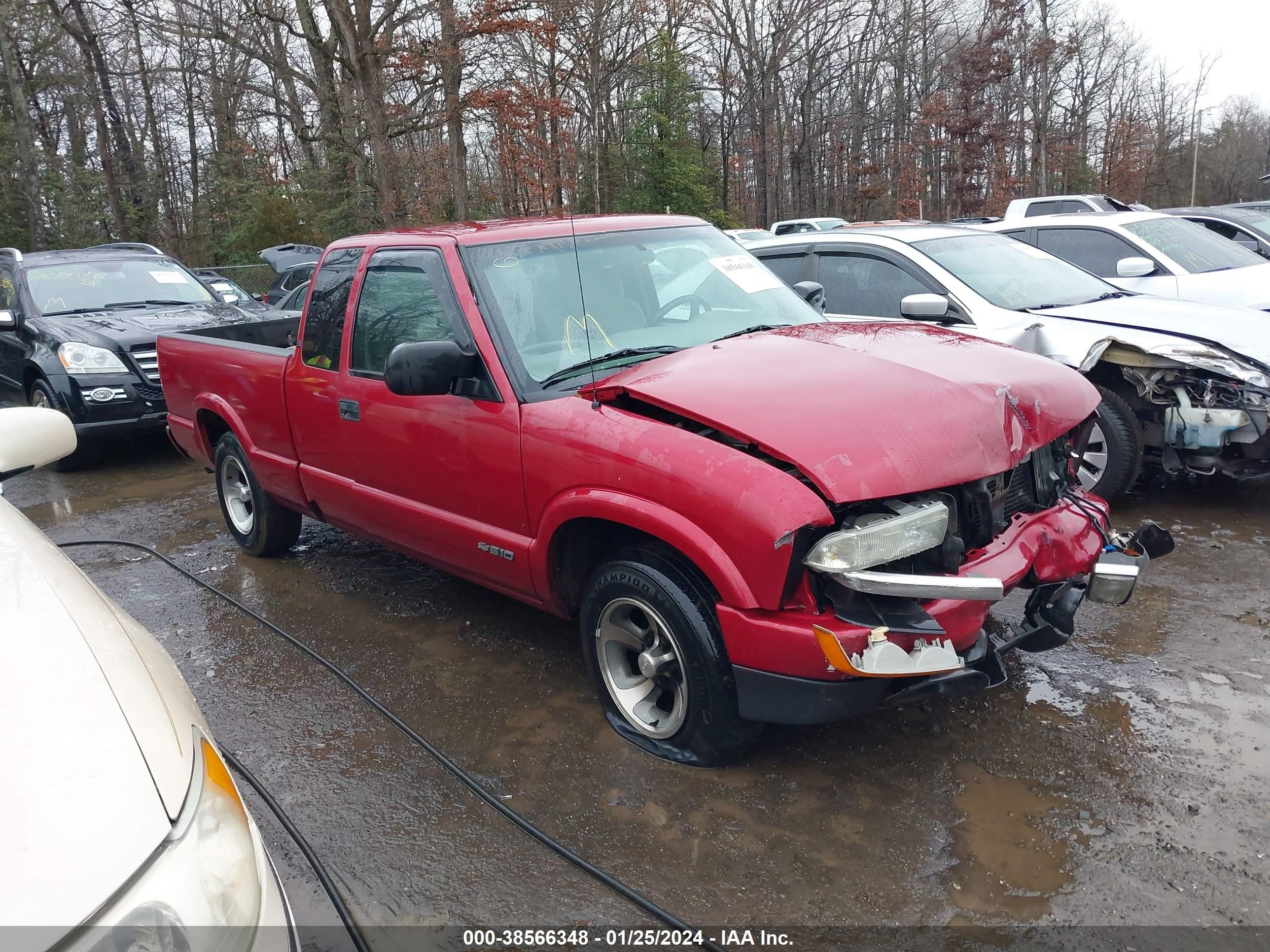 CHEVROLET S-10 PICKUP 2002 1gccs19w428143624