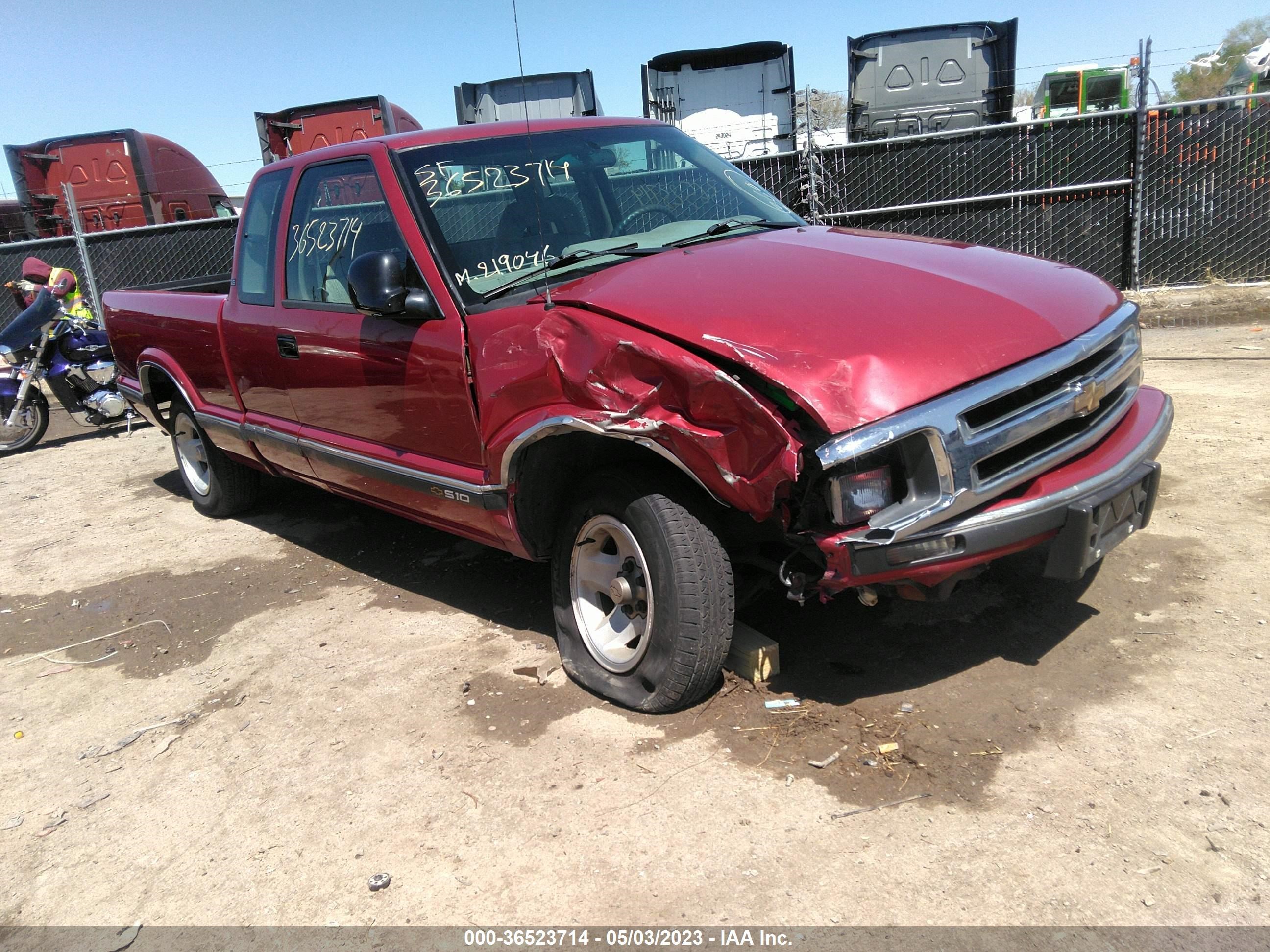 CHEVROLET S-10 PICKUP 1996 1gccs19x1t8105228