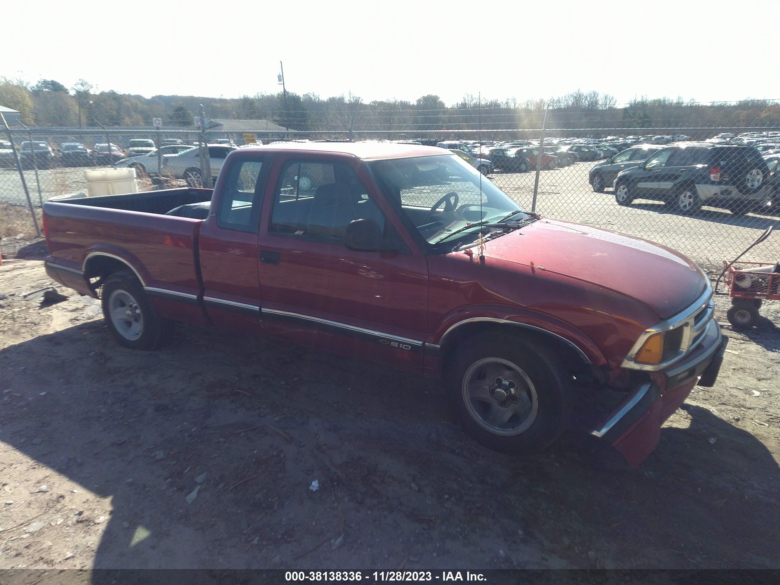 CHEVROLET S-10 PICKUP 1996 1gccs19x1t8126497