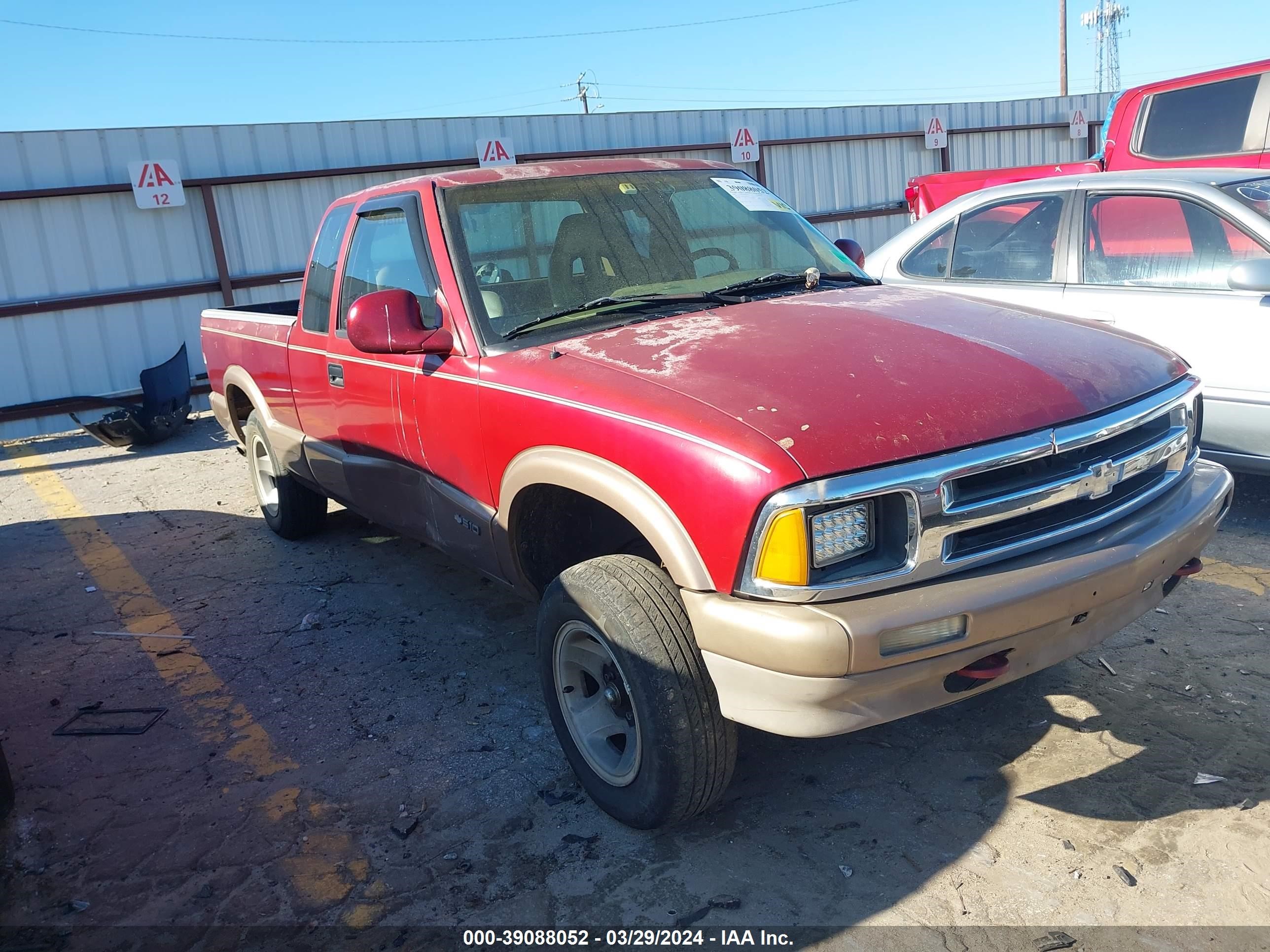 CHEVROLET S-10 PICKUP 1997 1gccs19x1v8189277